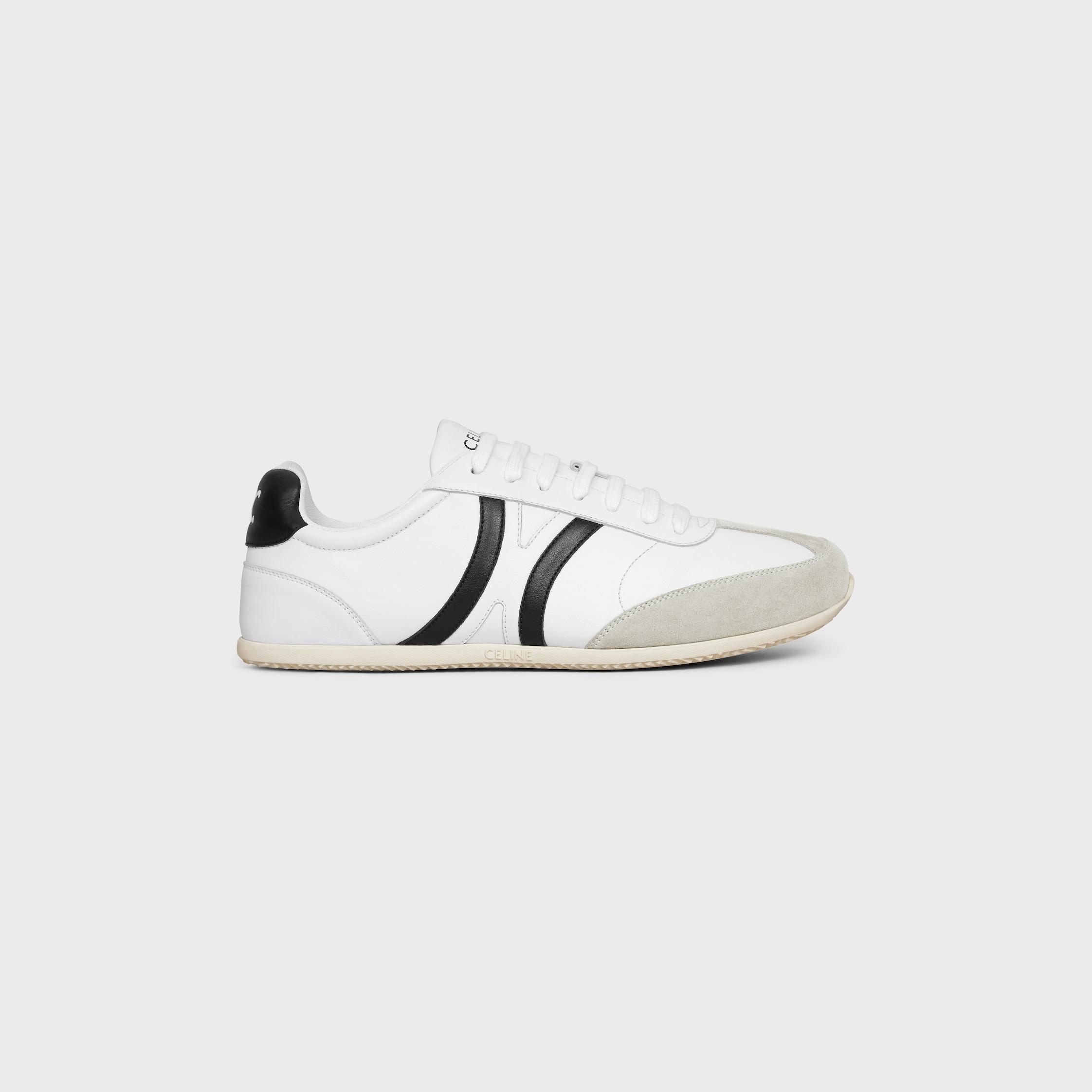 CELINE JOGGER LOW LACE-UP SNEAKER WITH TRIOMPHE in CALFSKIN AND SUEDE CALFSKIN Product Image
