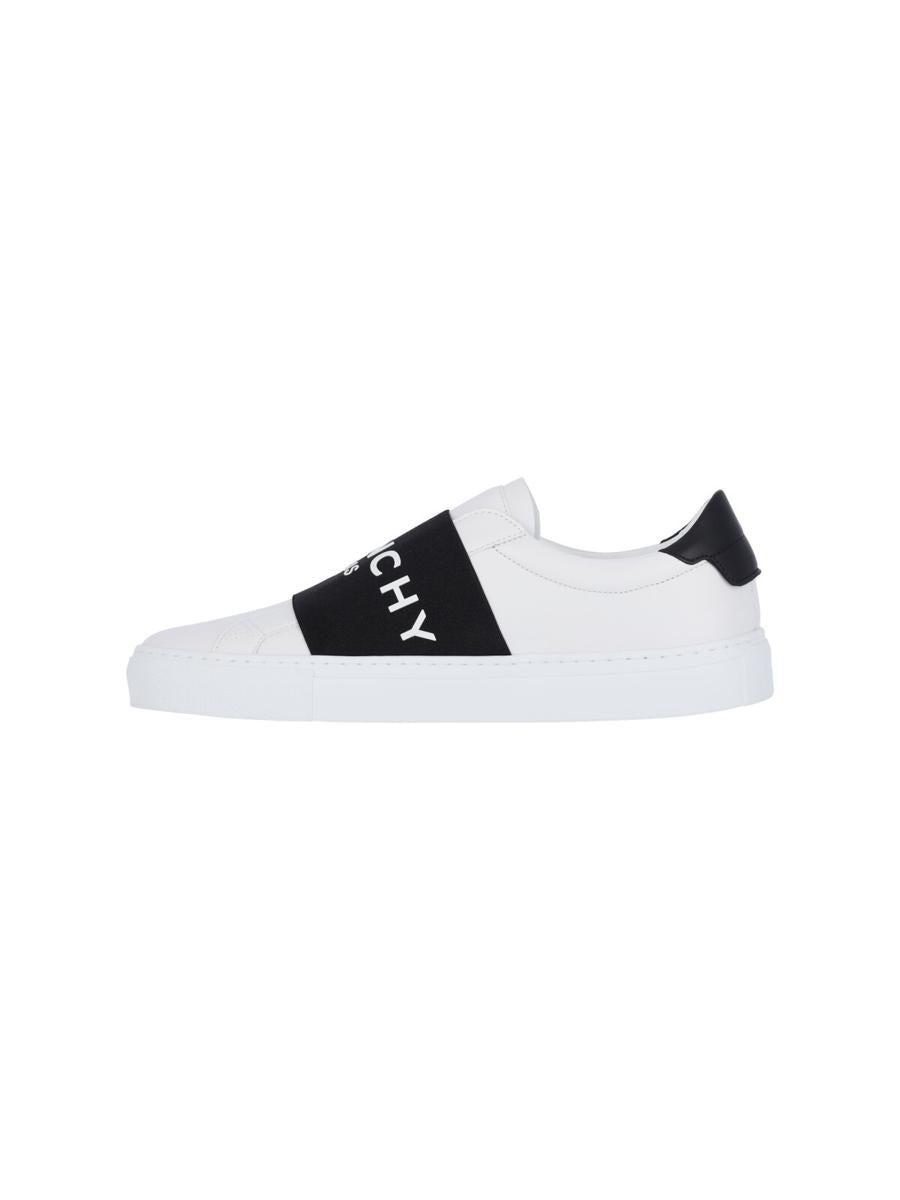 GIVENCHY Urban Street Sneakers In Leather With Elastic Band In Multi Product Image