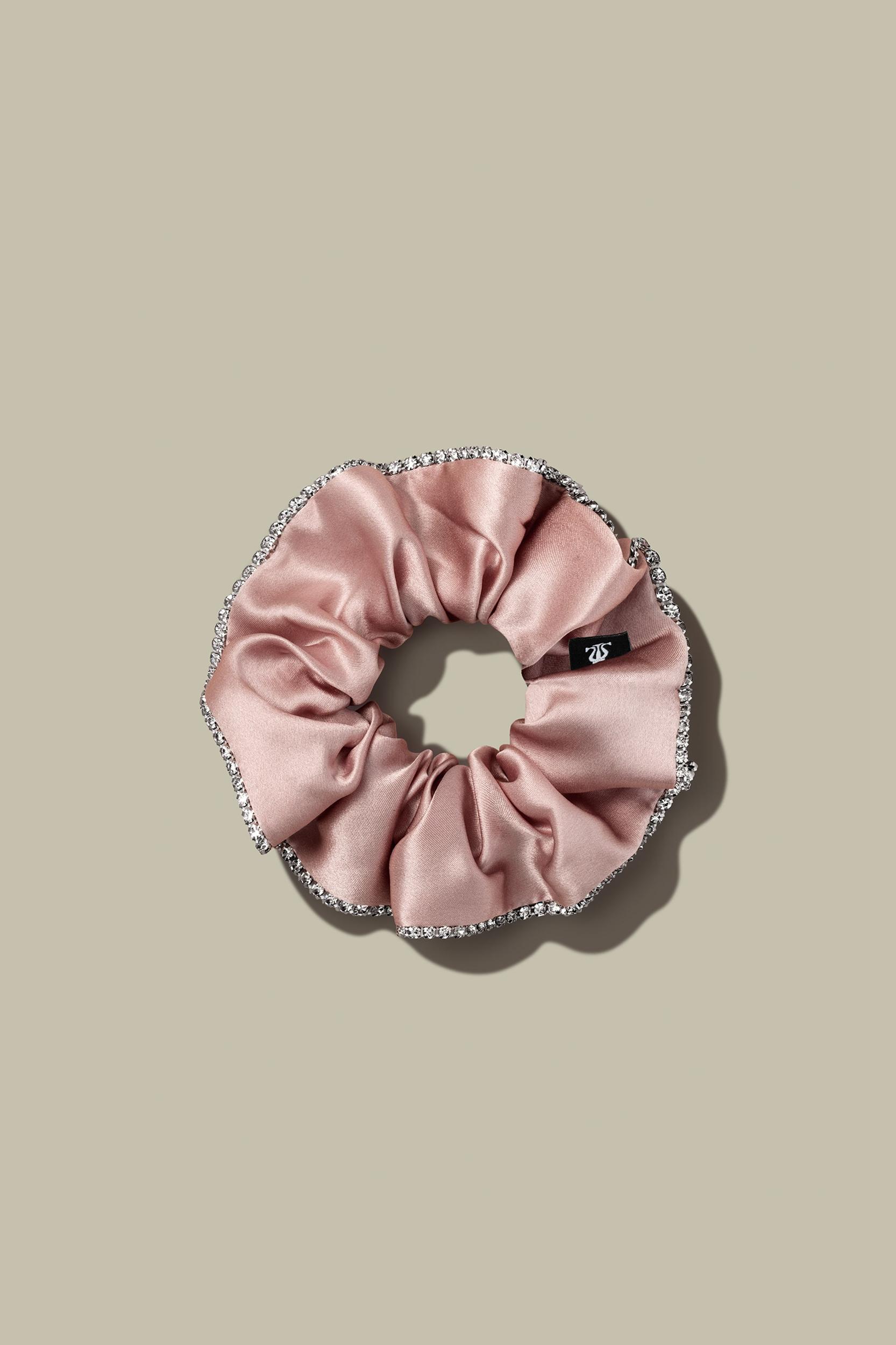 LILYSILK Rhinestone Jewelry Silk Scrunchies Product Image