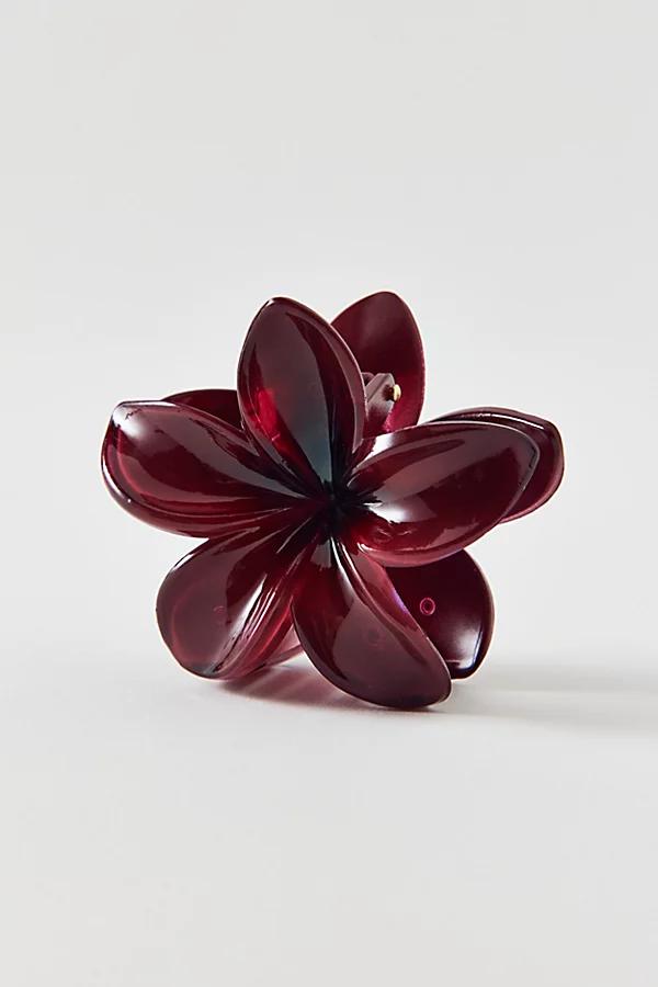 Aria Flower Claw Clip Womens at Urban Outfitters Product Image