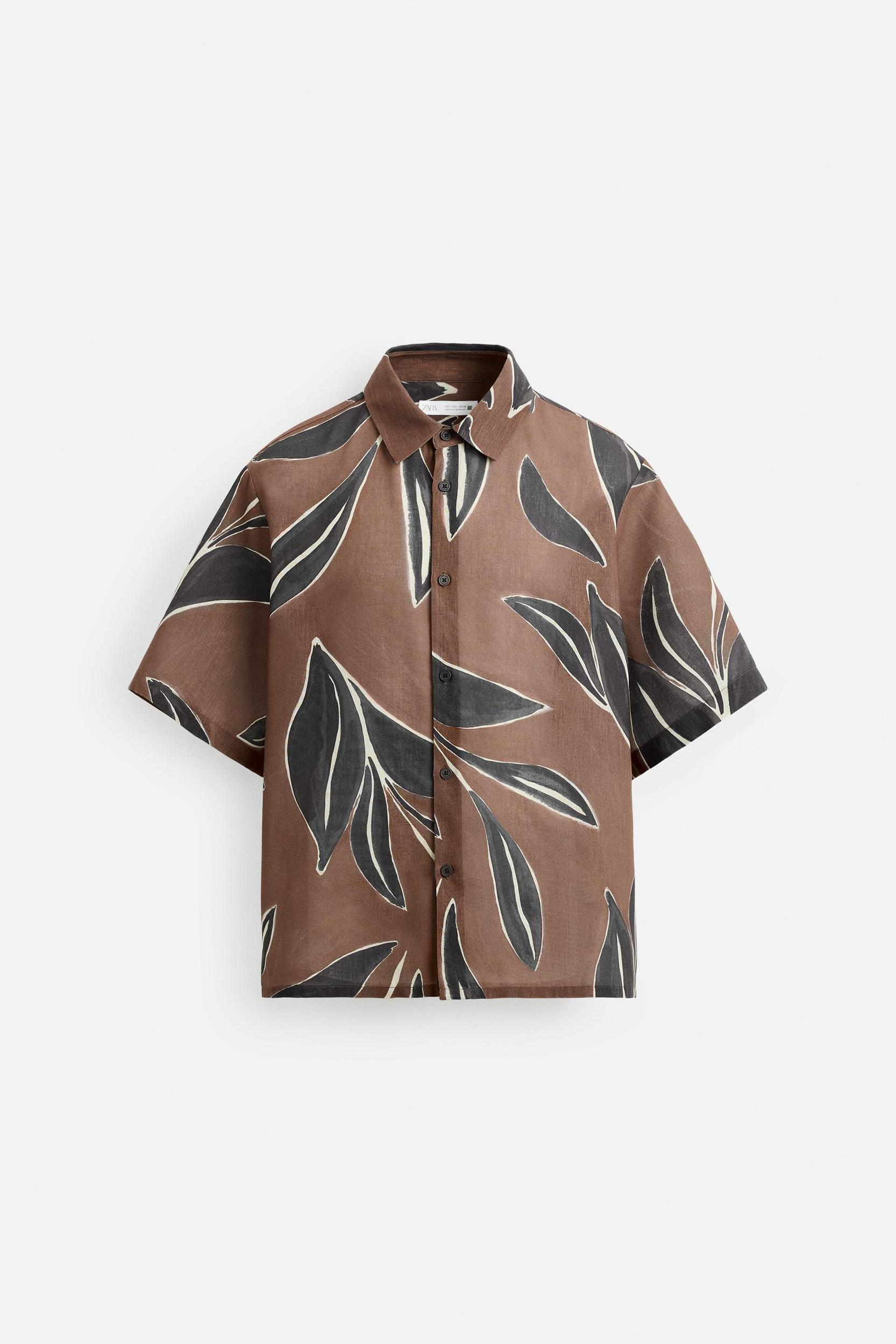 LEAF PRINT SHIRT Product Image