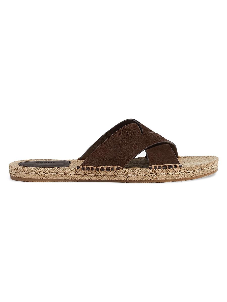 Mens Suede Espadrille Sandals Product Image