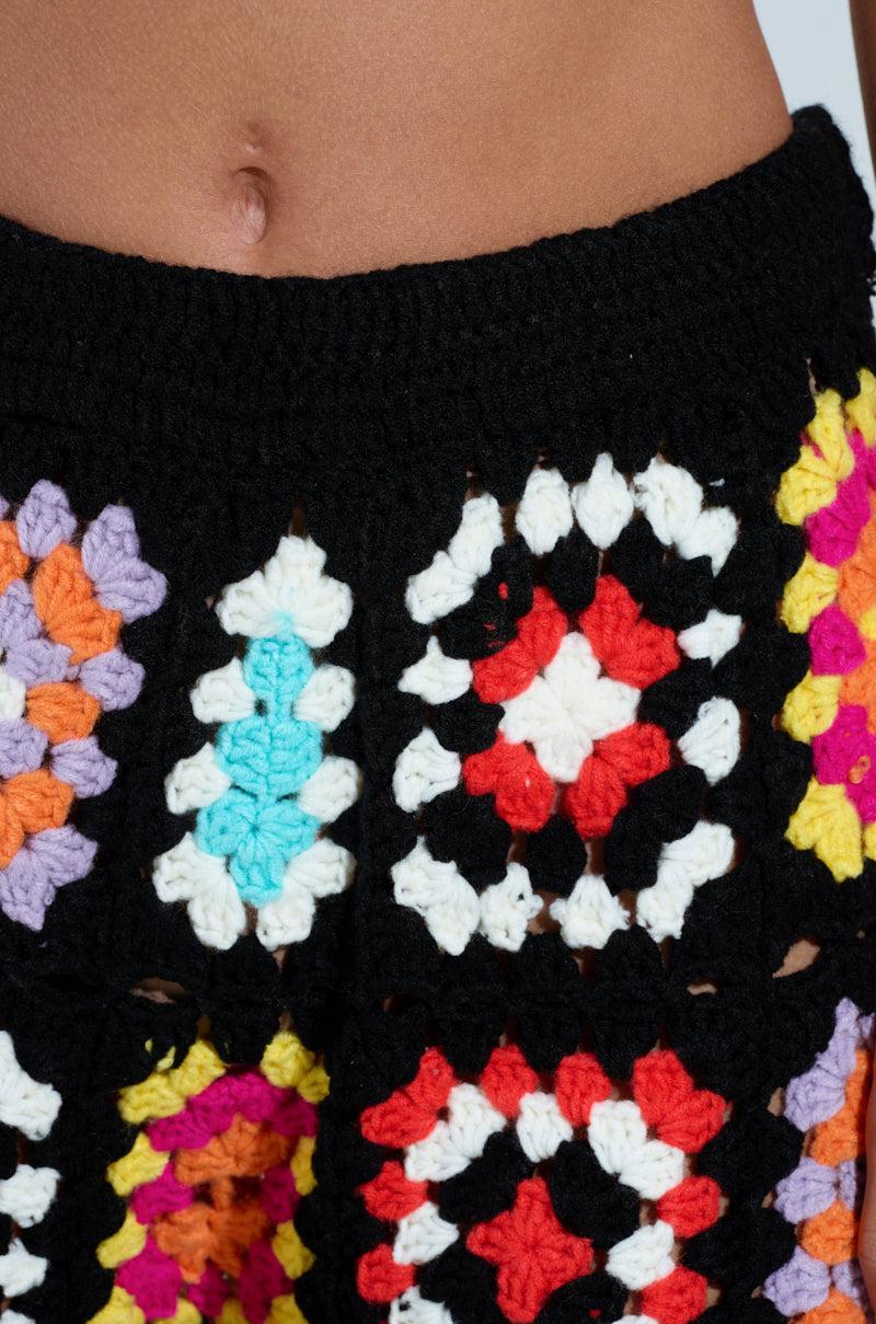 FESTIVAL GIRLY OVERSIZED CROCHET SWEATSHIRT Product Image