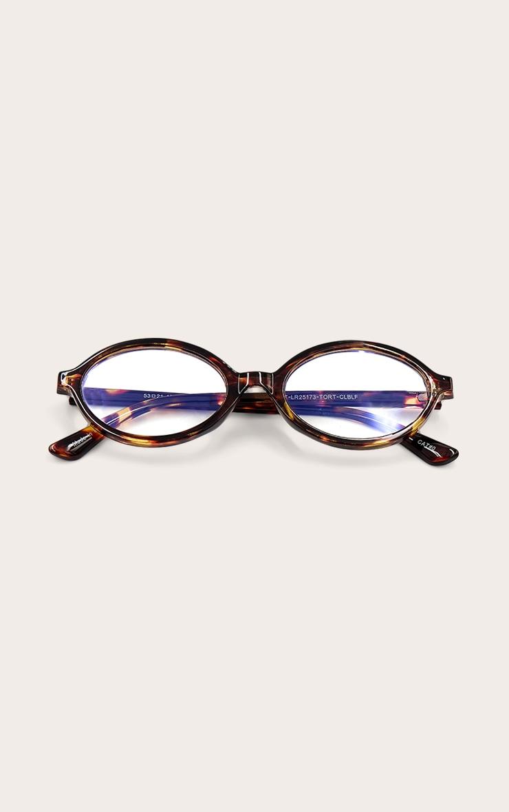 Tortoiseshell Round Lens Blue Light Readers Product Image