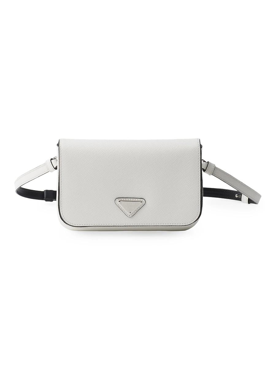 Mens Saffiano Leather Travel Crossbody Bag Product Image