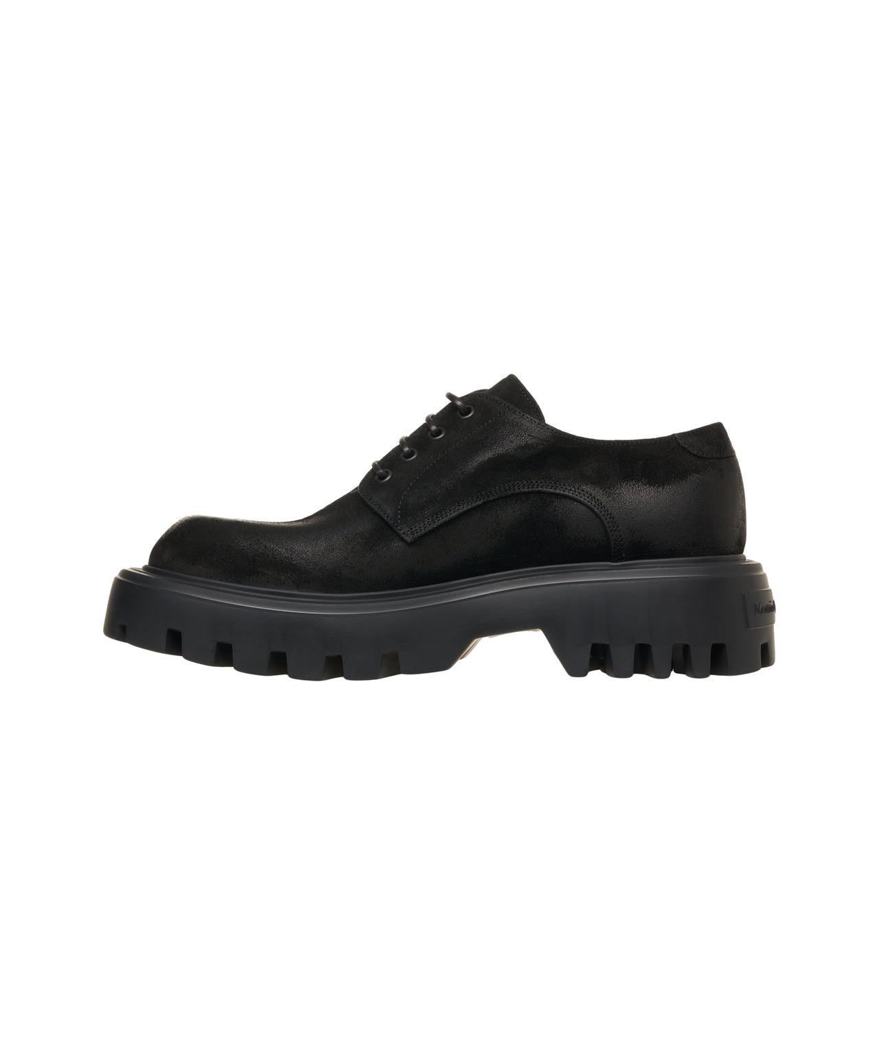 Suede lace-up shoes Product Image