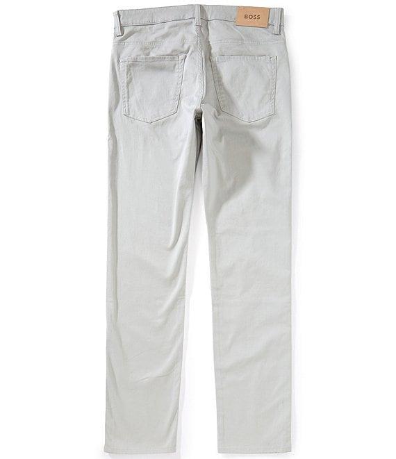 Hugo Boss BOSS Slim Fit Delaware Tapered Stretch Jeans Product Image