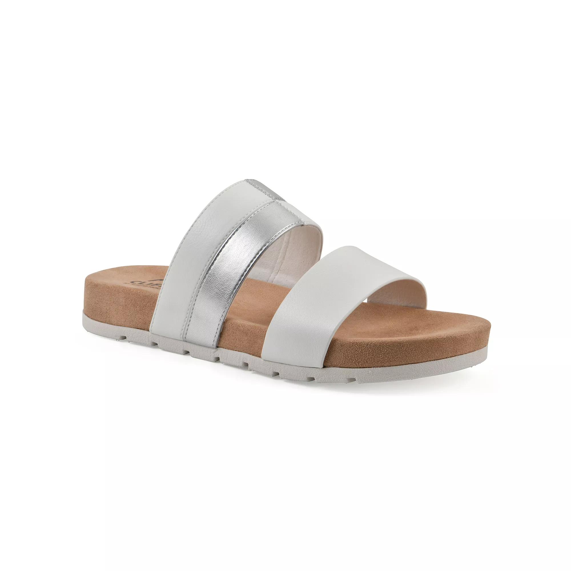 Cliffs by White Mountain Tammy Women's Slide Sandals, Size: 10, White Smo Product Image