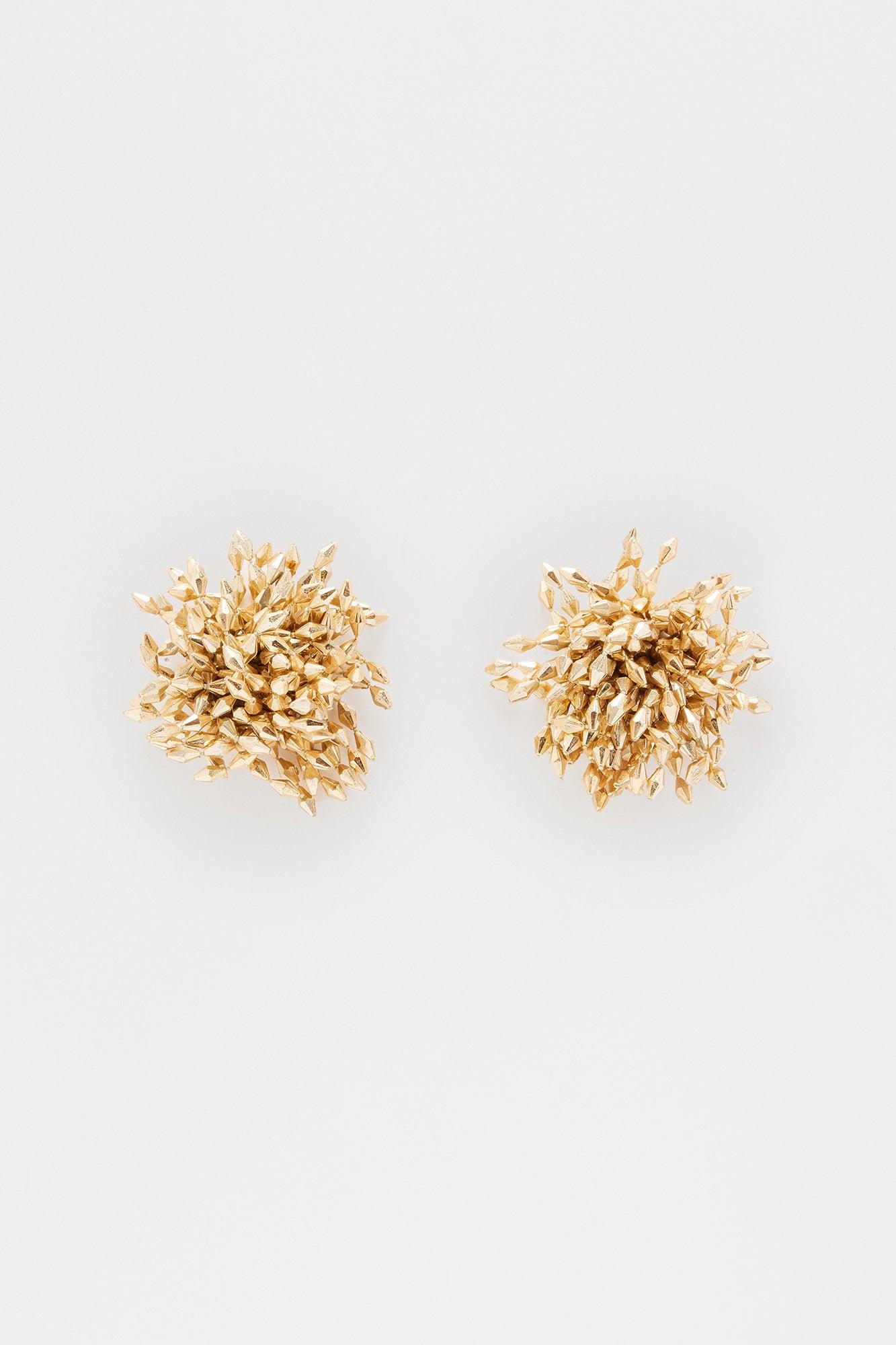 Feel The Rush Beaded Drop Earrings - Gold Female Product Image