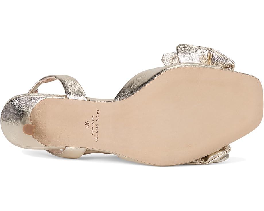 Lola Bow Sandal - Metallic Nappa Product Image