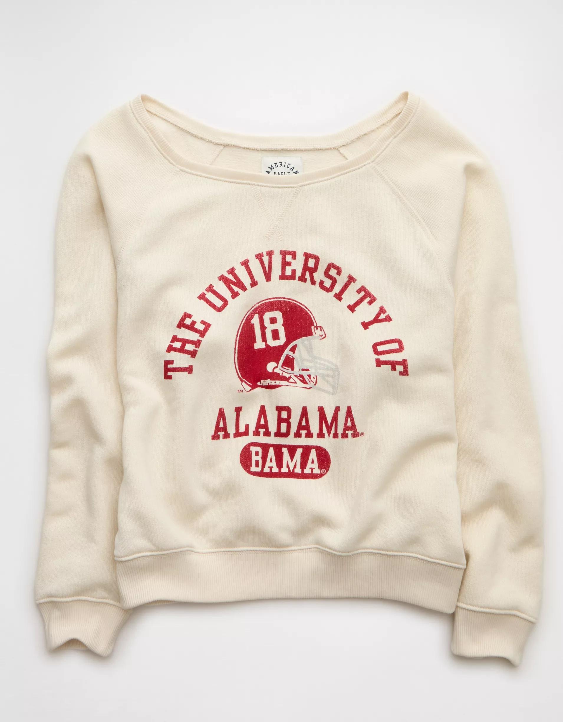 AE Alabama Sooners Graphic Off The Shoulder Sweatshirt Product Image