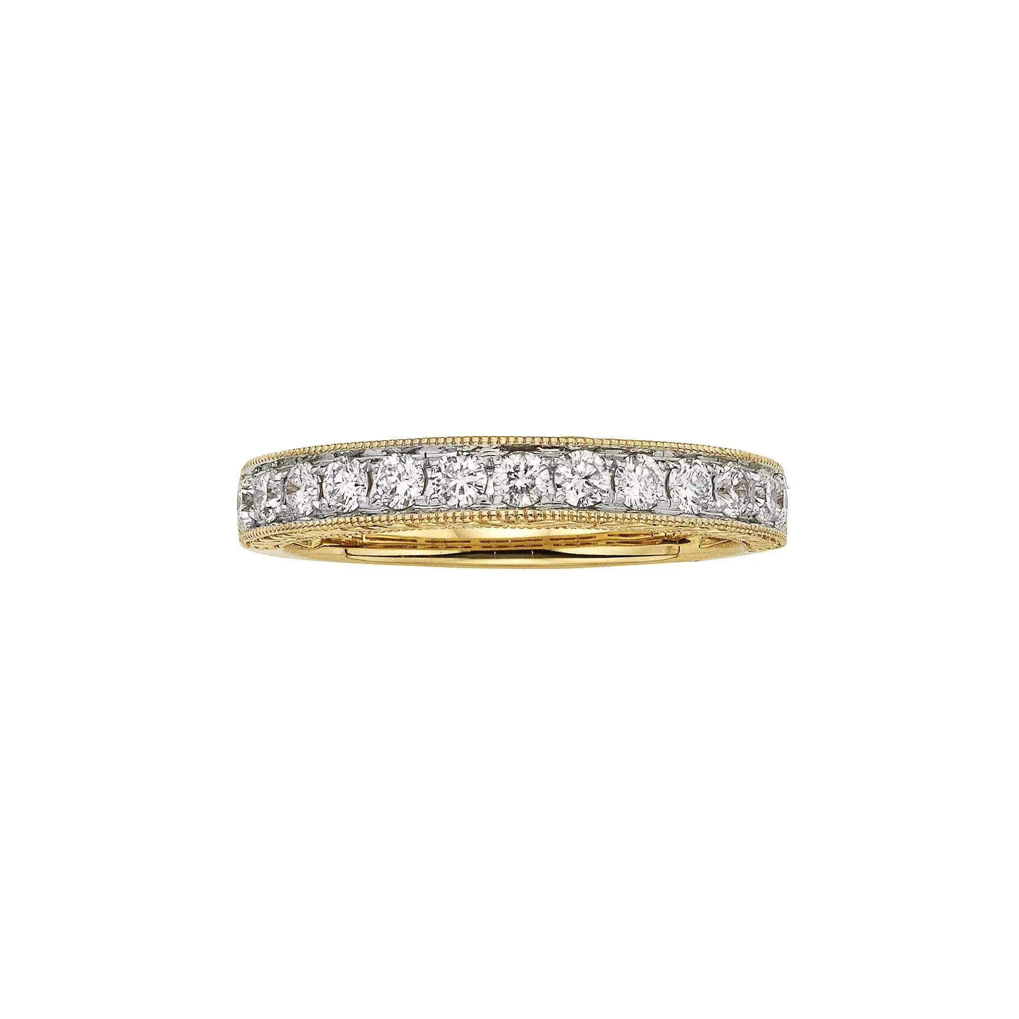 The Regal Collection 14k Gold 1/2-ct. T.W. IGL Certified Diamond Wedding Ring, Women's,  Product Image