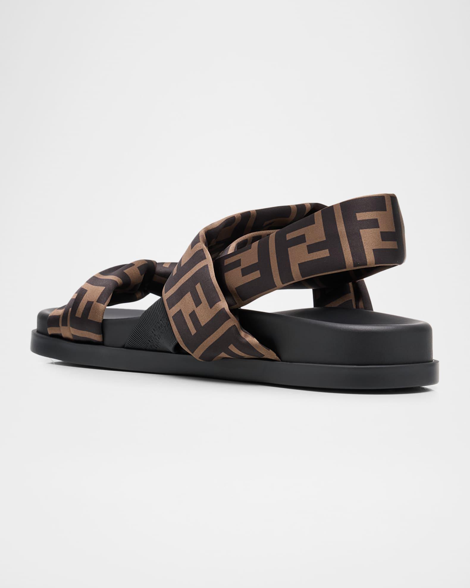 Fendi Feel Satin Sandals Product Image