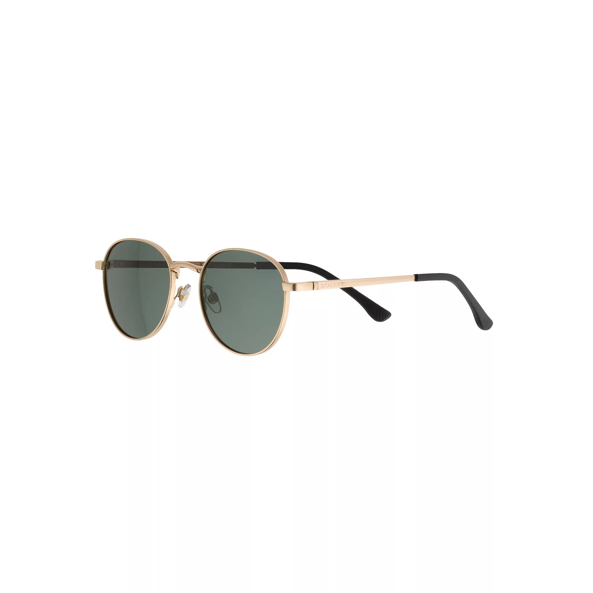 Mens Dockers Metal Round Sunglasses Product Image