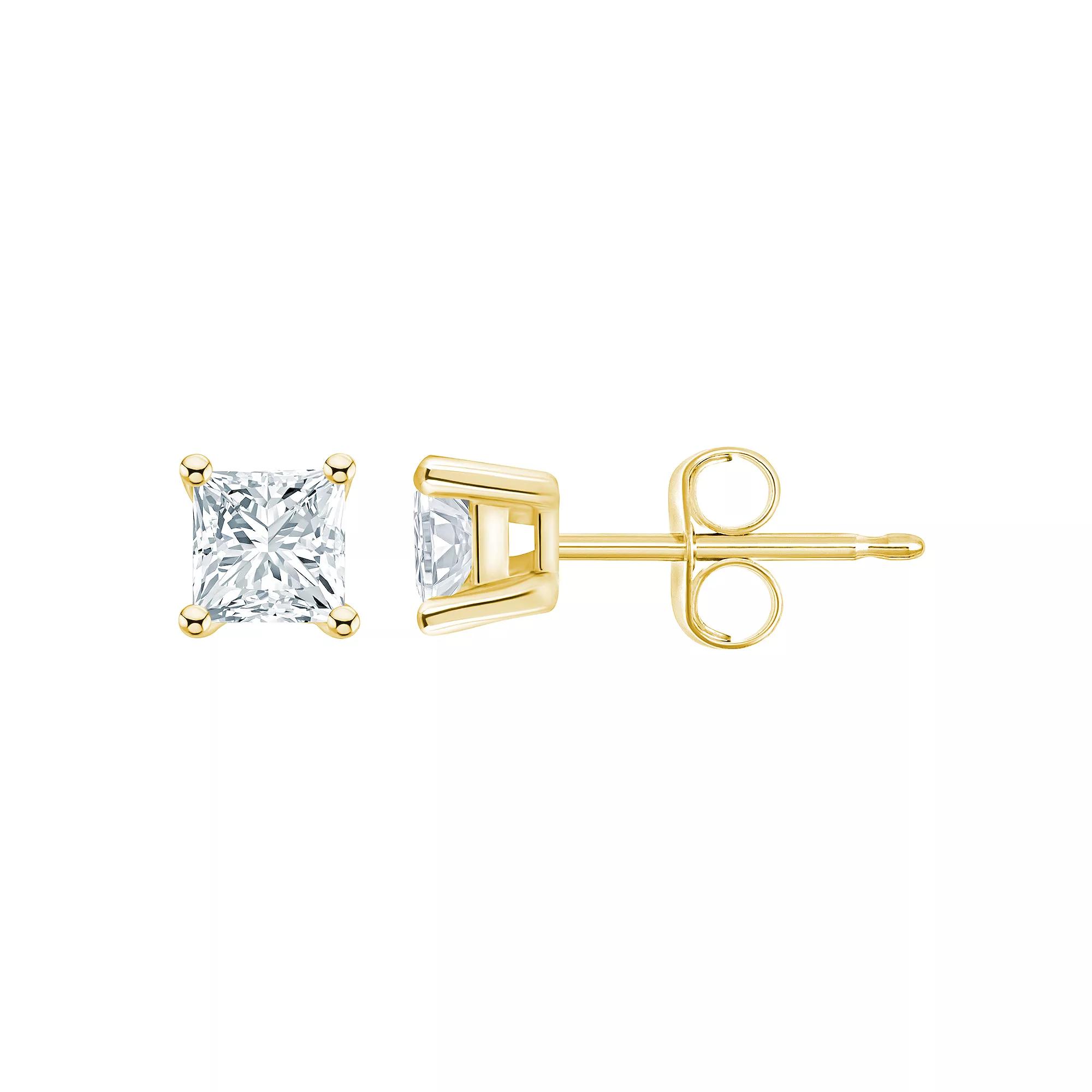 Celebration Gems 14k Gold 3/4 Carat T.W. Diamond Stud Earrings, Women's Product Image