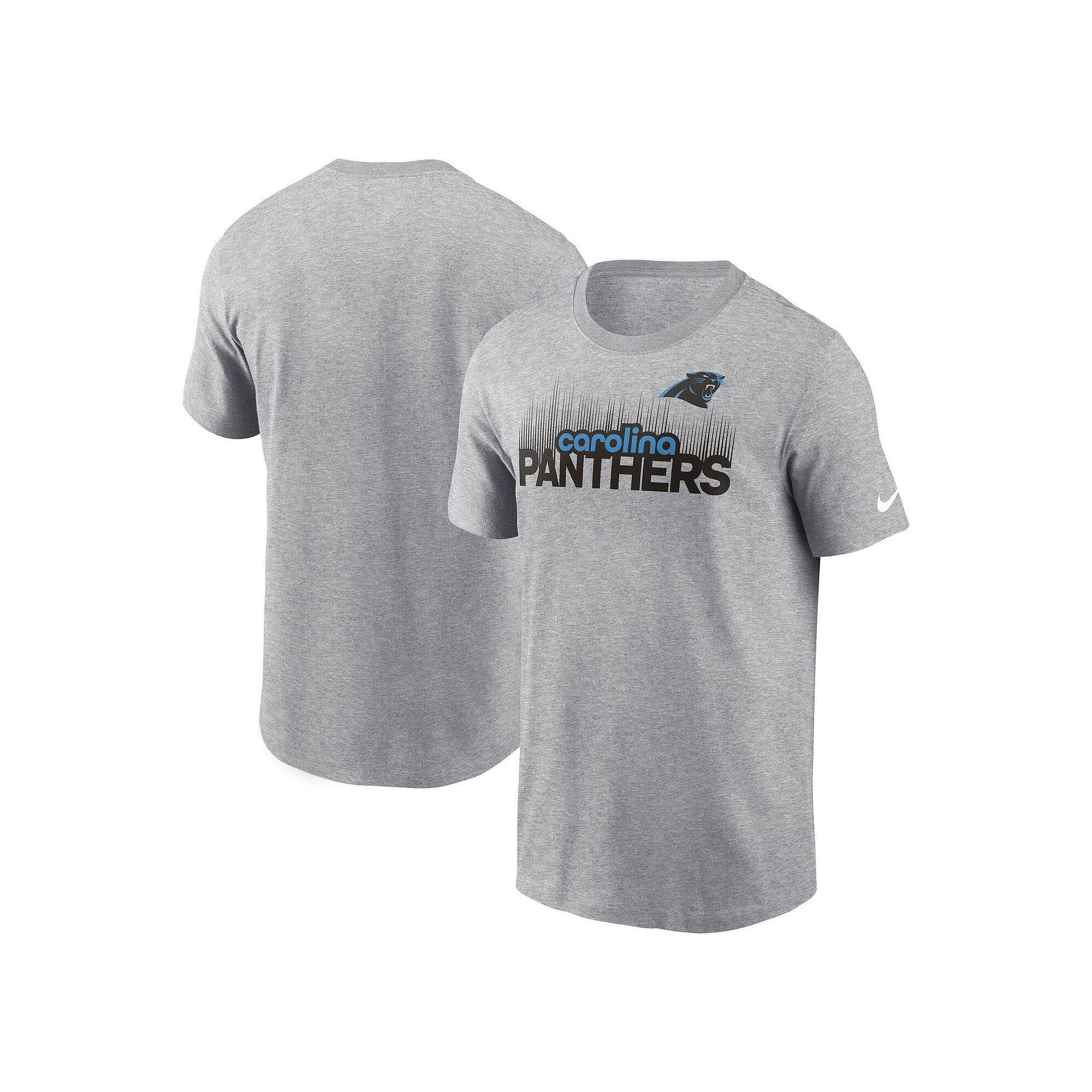 Men's Nike Heather Gray Carolina Panthers Local Essential T-Shirt,  Product Image