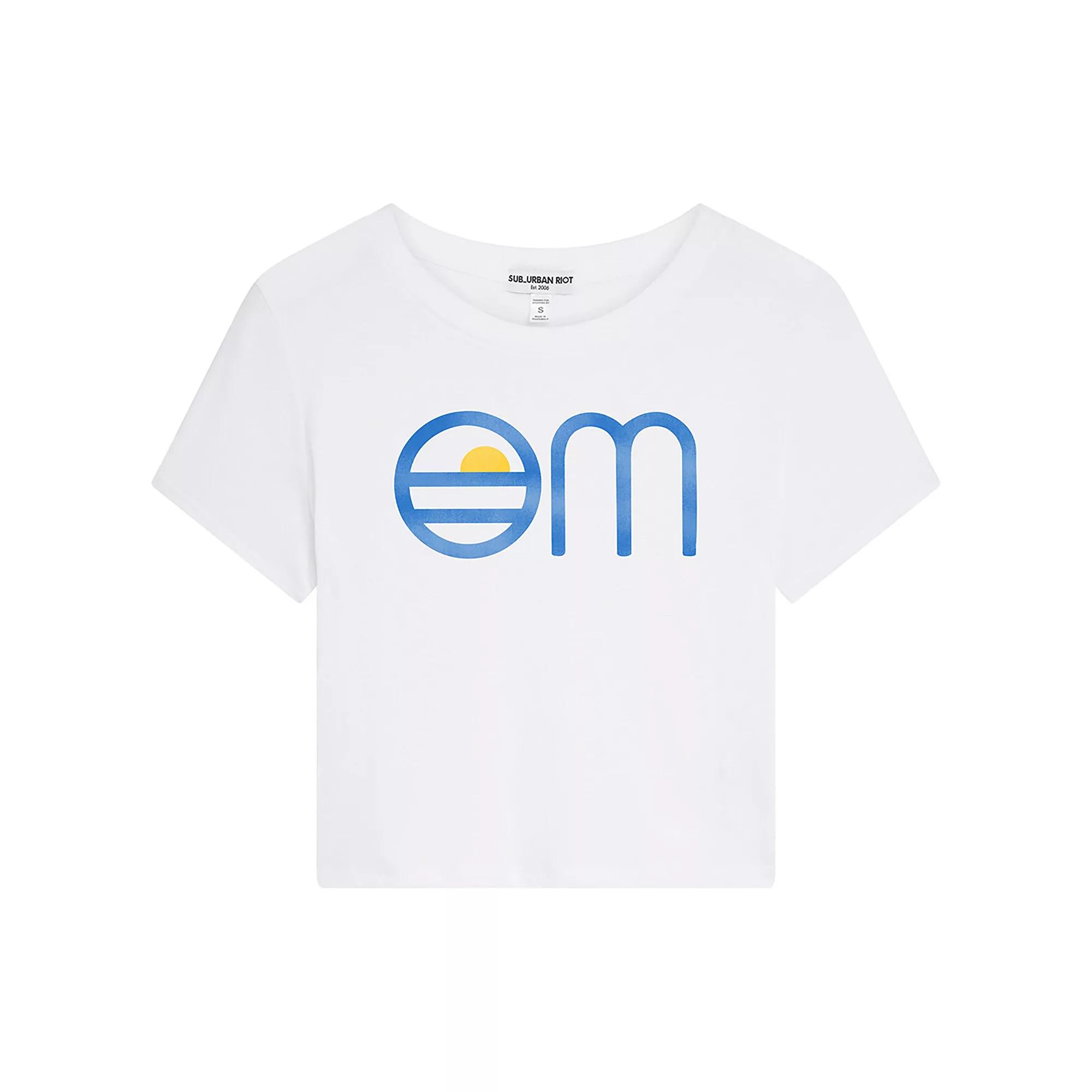 Women's Suburban Riot Om Crop Graphic Tee, Girl's,  Product Image