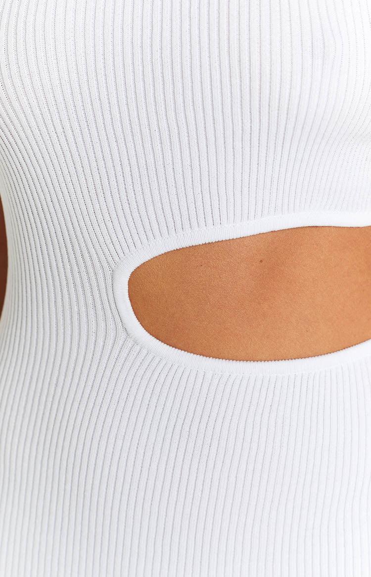 Jacinta White Cut Out Mini Dress Product Image