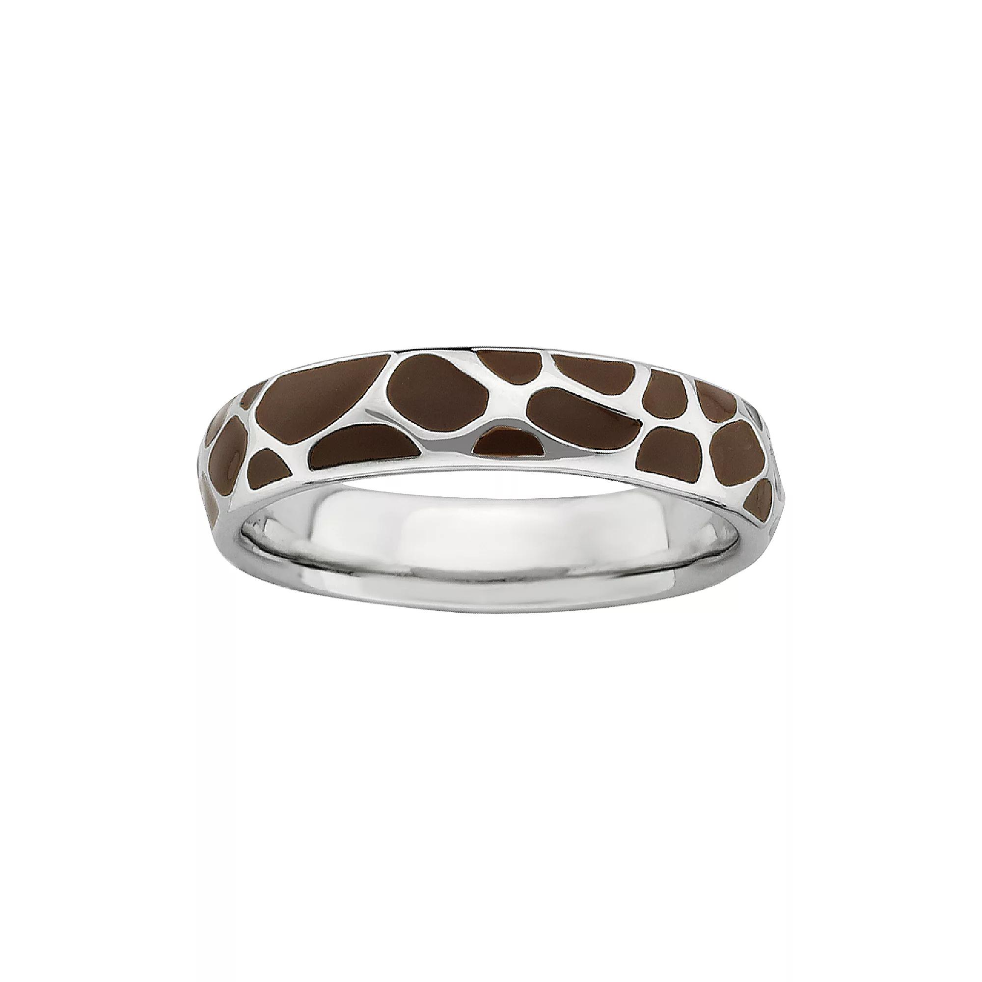 Stacks & Stones Sterling Silver Stack Ring, Women's, Size: 9, Brown Product Image