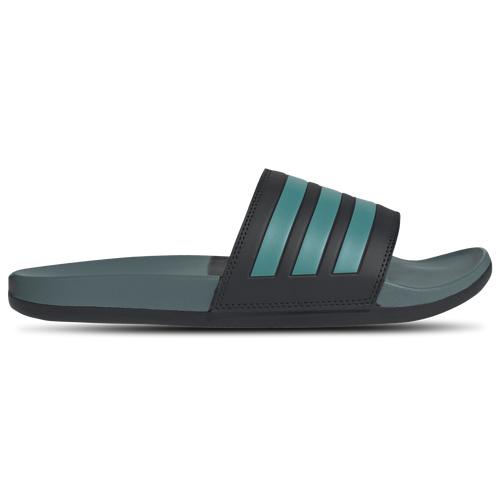 adidas Mens adidas Adilette Comfort - Mens Shoes Core Black/Gold Metallic/Core Black Product Image