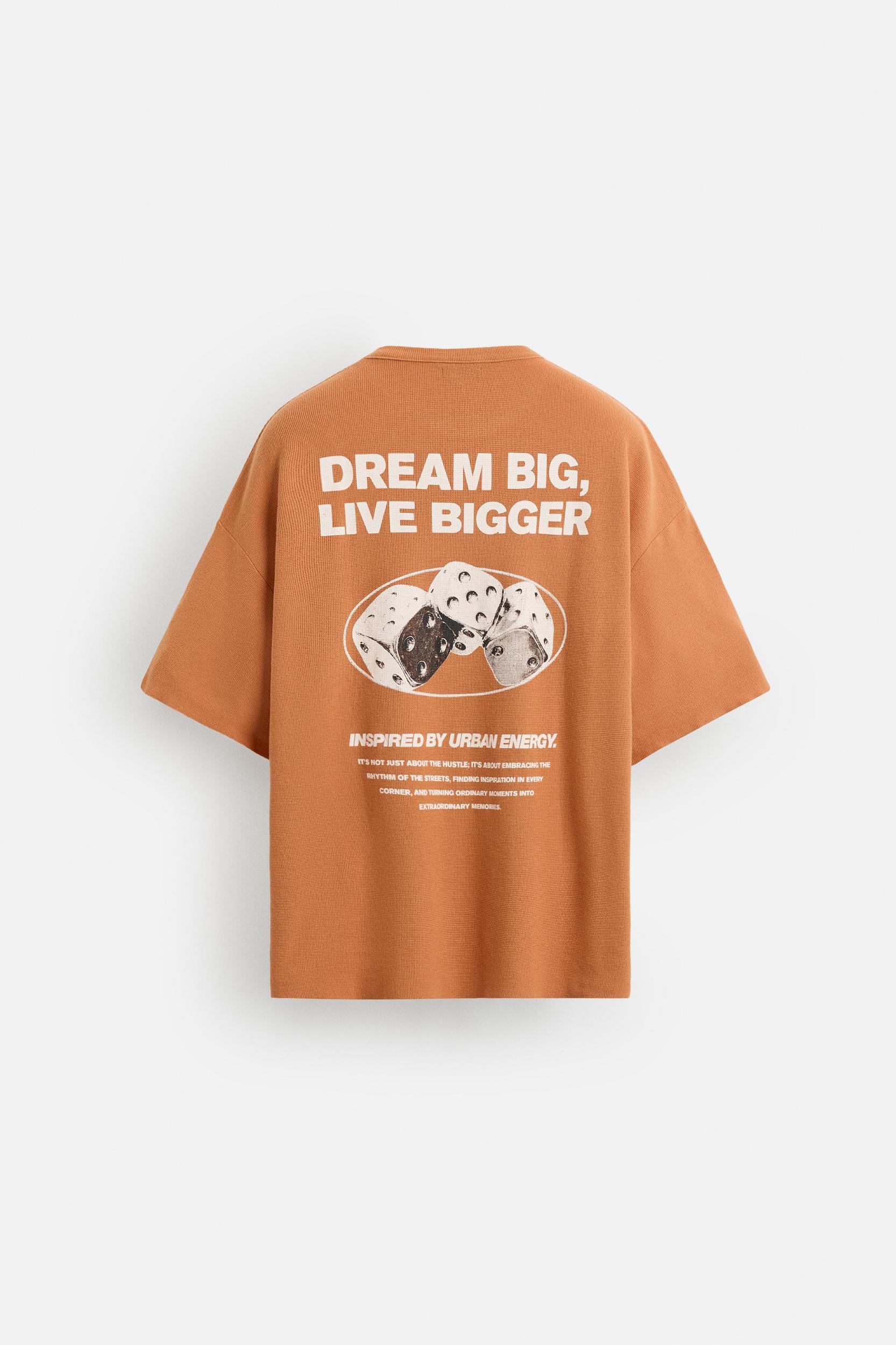 WASHED PRINT KNIT T-SHIRT Product Image