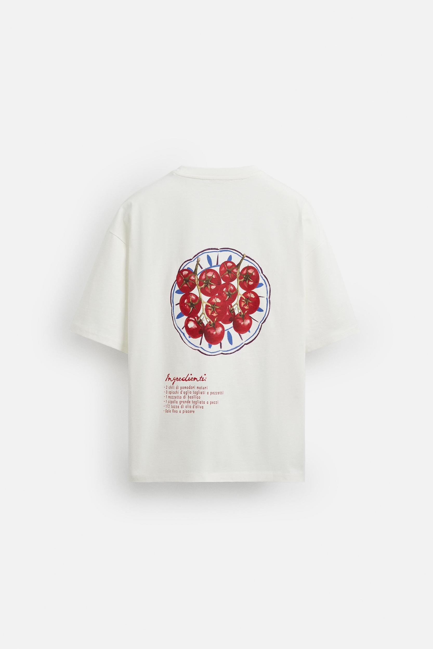 CONTRAST PRINT T-SHIRT Product Image