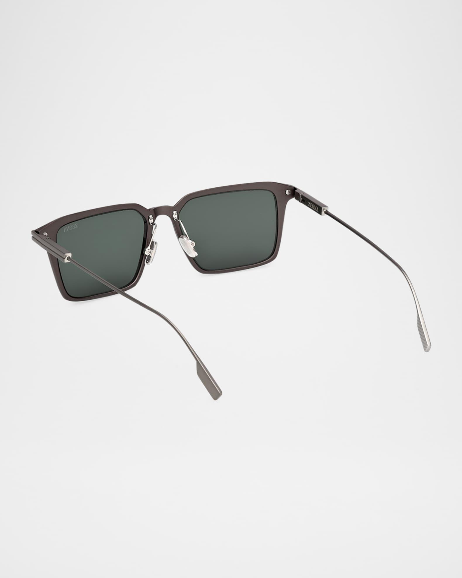 Mens Aluminum Square Sunglasses Product Image