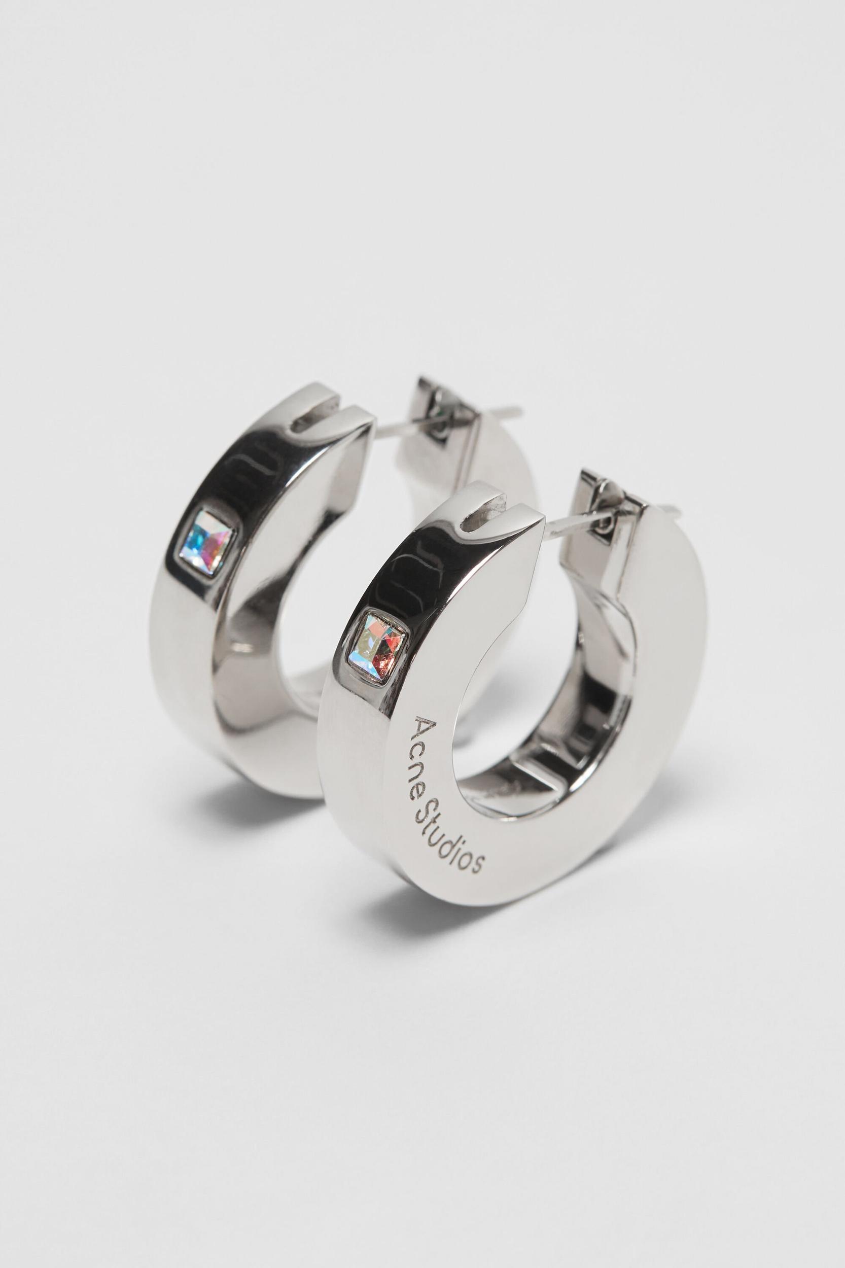 Crystal hoop earrings Product Image