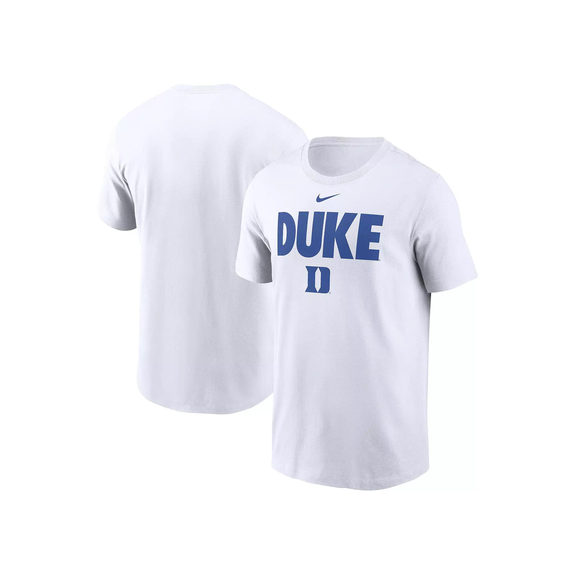 Men's Nike White Duke Blue Devils Local Ultimate Chant T-Shirt, Size: 2XL Product Image