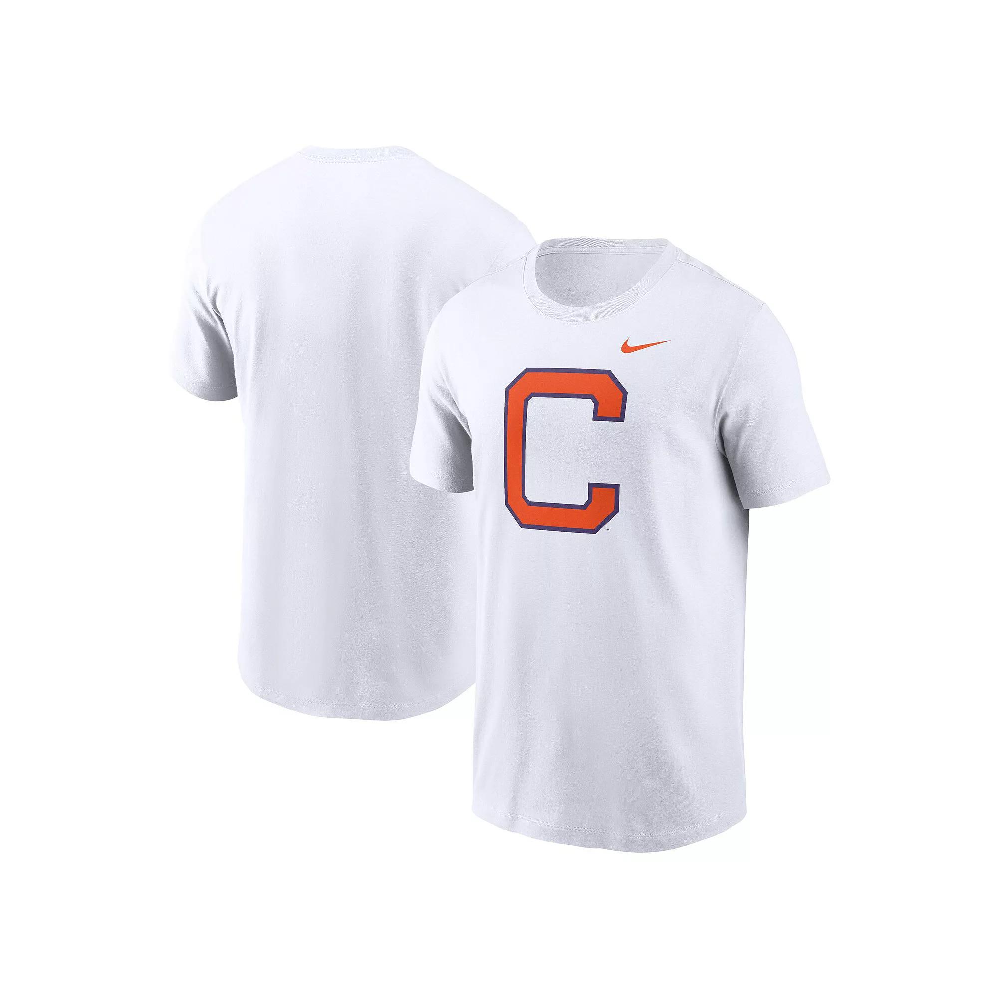 Men's Nike White Clemson Tigers Primetime Alternate Logo T-Shirt, Size: Medium Product Image