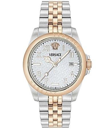 Mens Anteo Two-Tone Bracelet Watch, 41mm Product Image