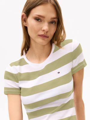 Rugby Stripe Crewneck T-Shirt Product Image