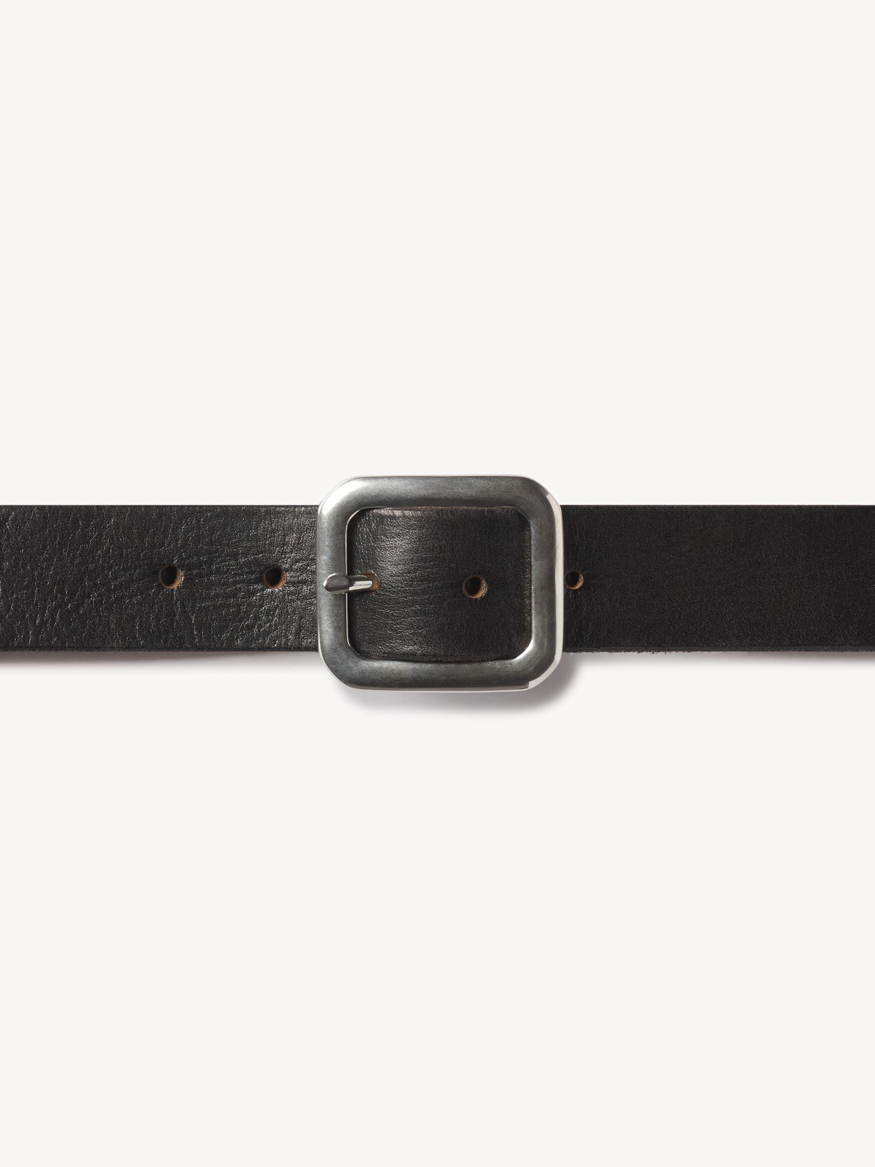 Black Leather Outpost Belt Product Image