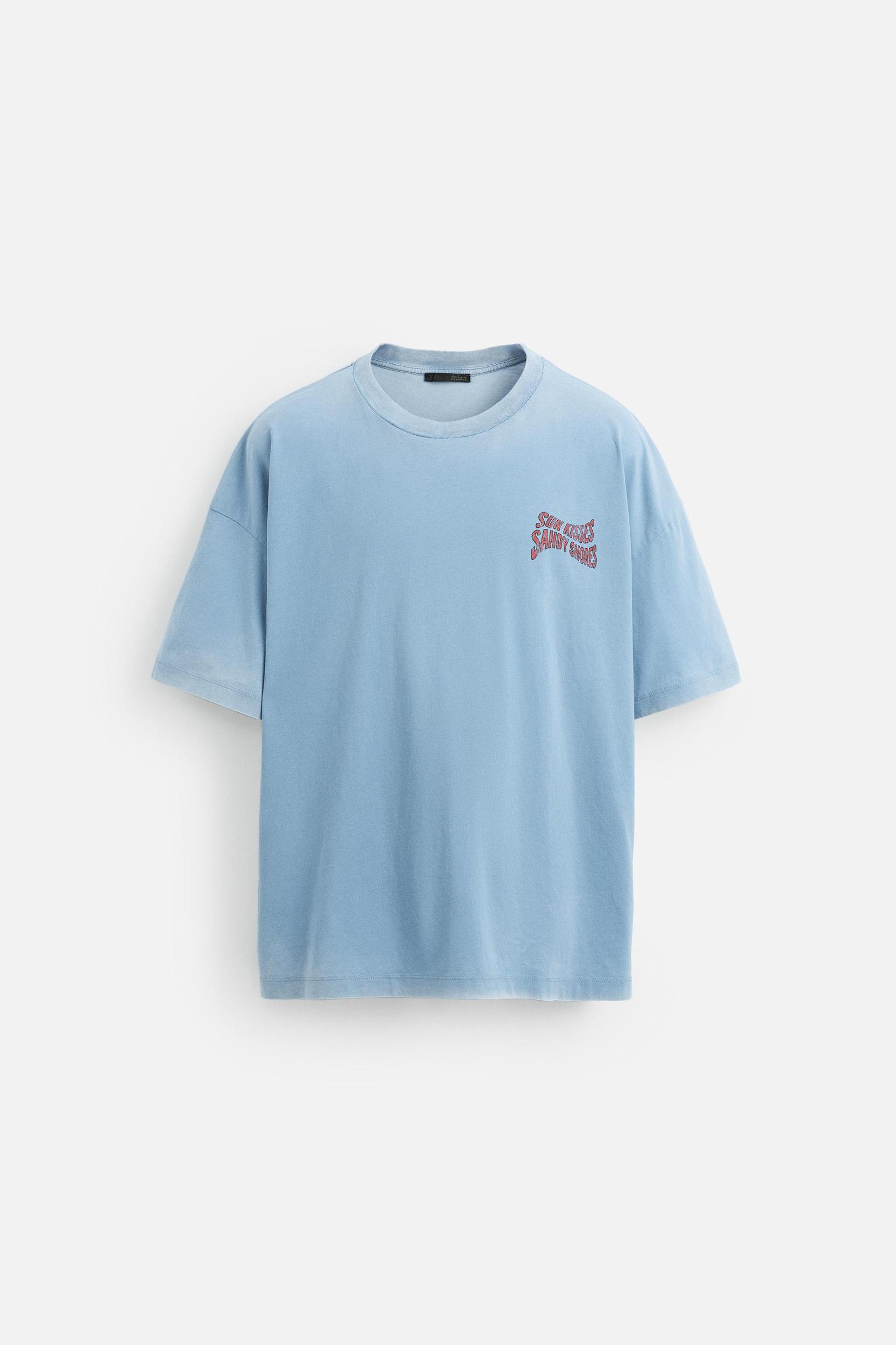 WASHED PRINT T-SHIRT Product Image