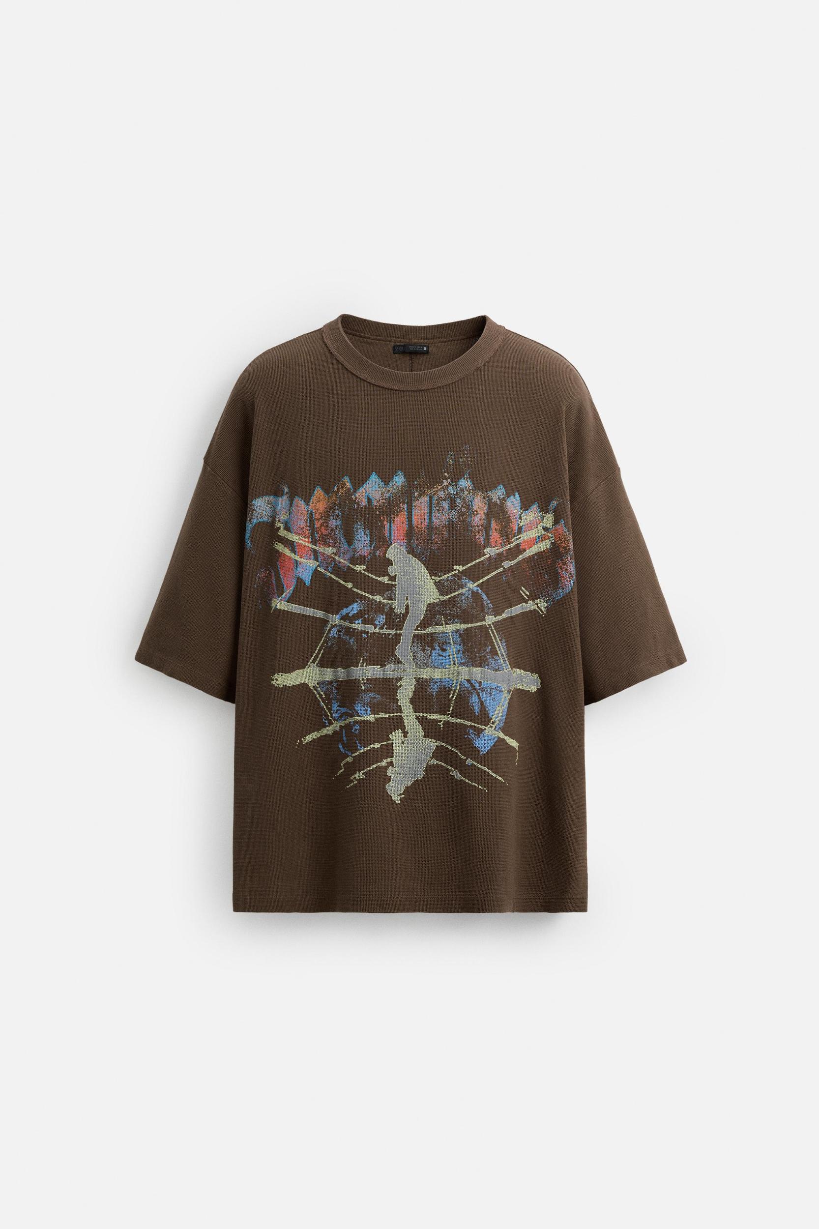 PRINTED KNIT T-SHIRT Product Image