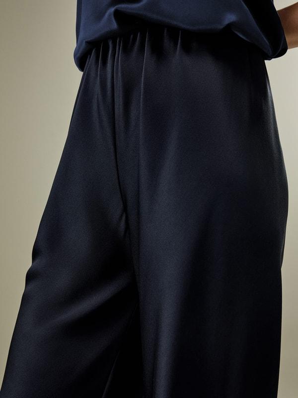 LILYSILK Silk Pants Women - Lily White 100 Silk - Classic Relaxed Fit Pants Petite 8 Product Image