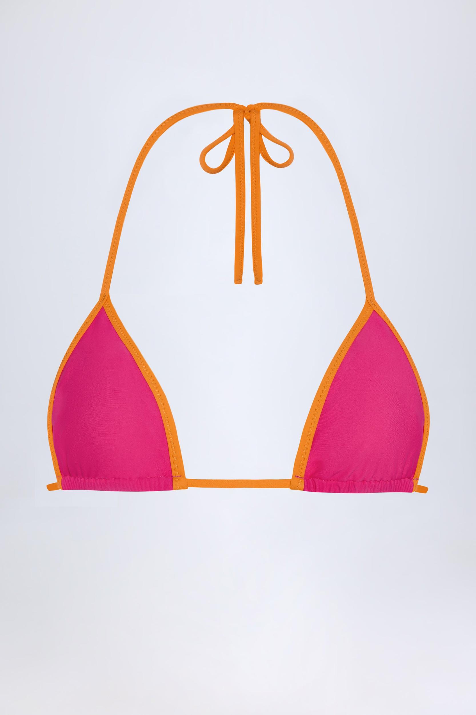 Cheeky Bikini Bottoms in Fuchsia Pink Product Image