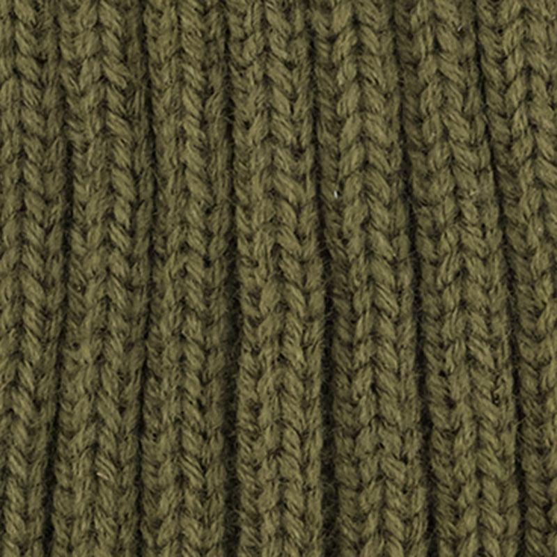 Trendy Faux Fur Pom Pom Detail Ribbed Knit Beanie Female Product Image