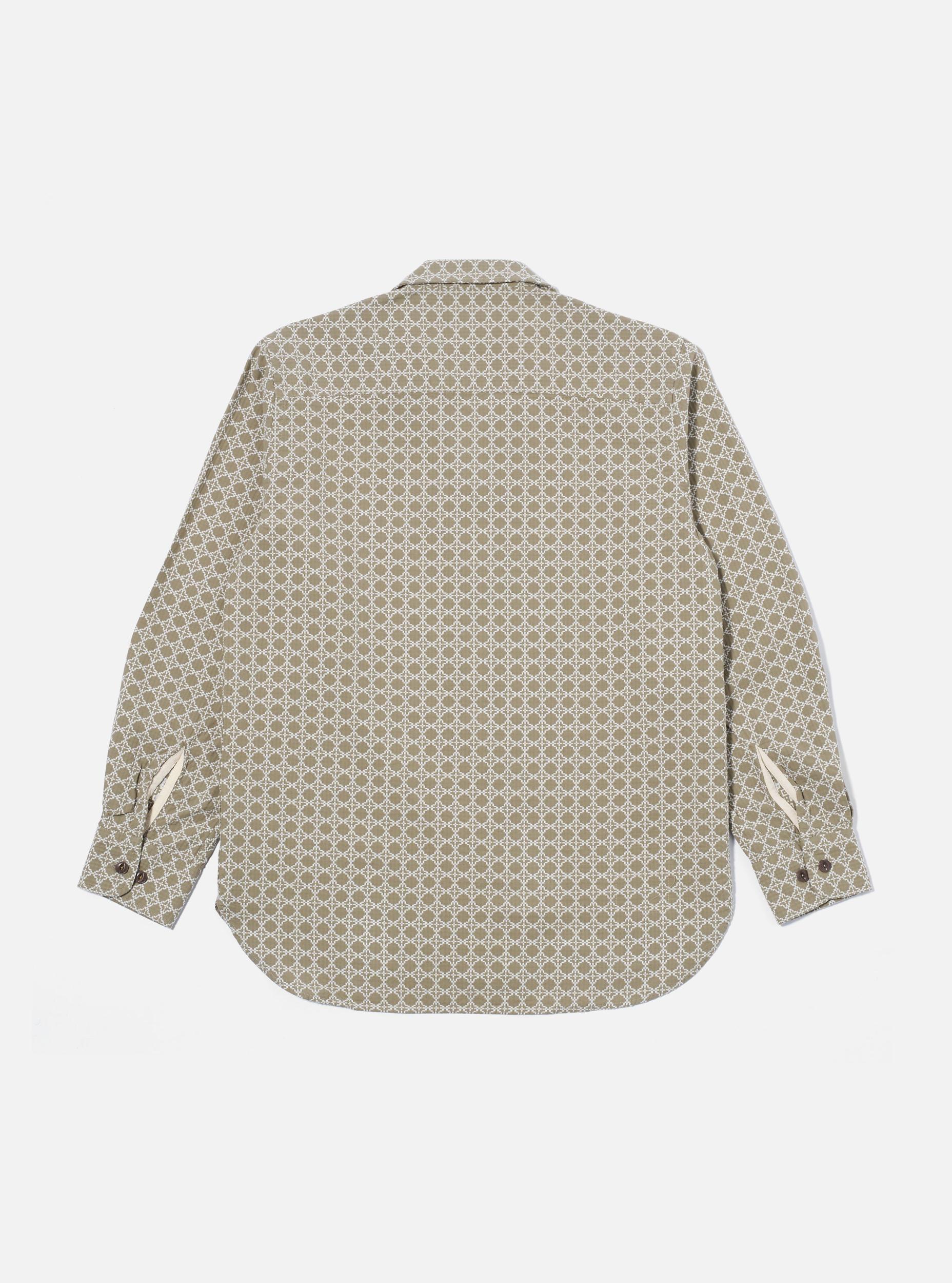 Sand/White Rhodes Cotton Work Shirt Product Image