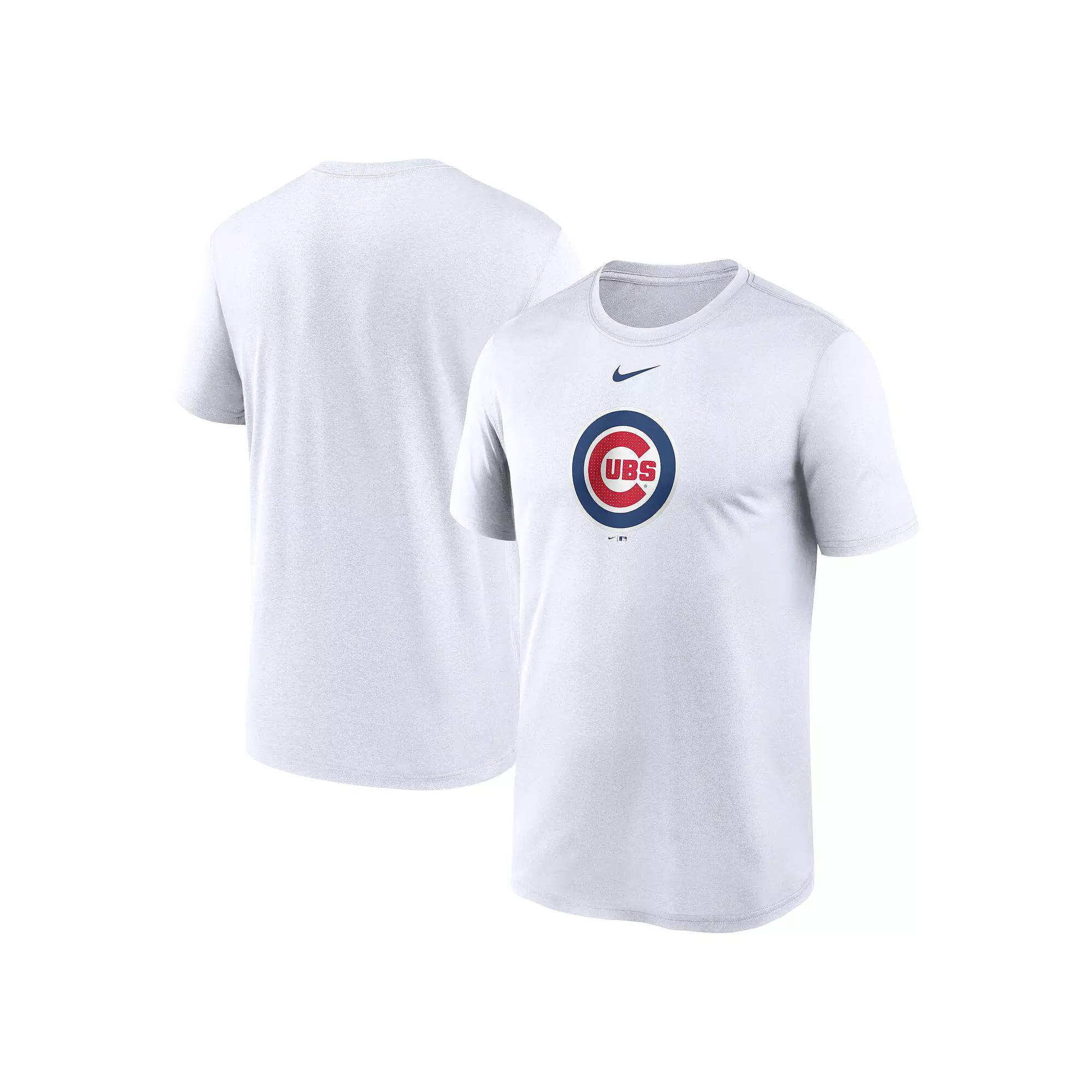 Men's Nike White Chicago Cubs Legend Fuse Large Logo Performance T-Shirt,  Product Image