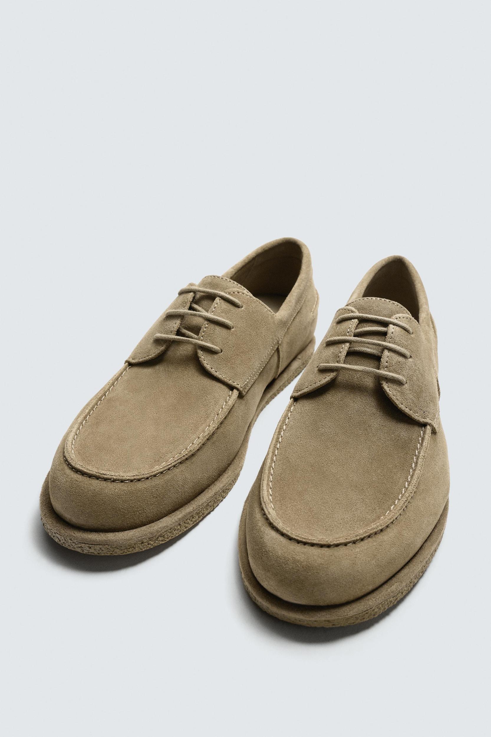 CASUAL LEATHER BOAT SHOES Product Image