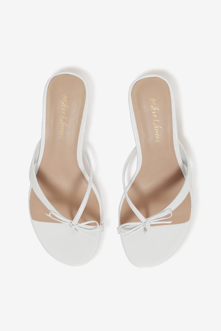 Elea Heel — White Product Image