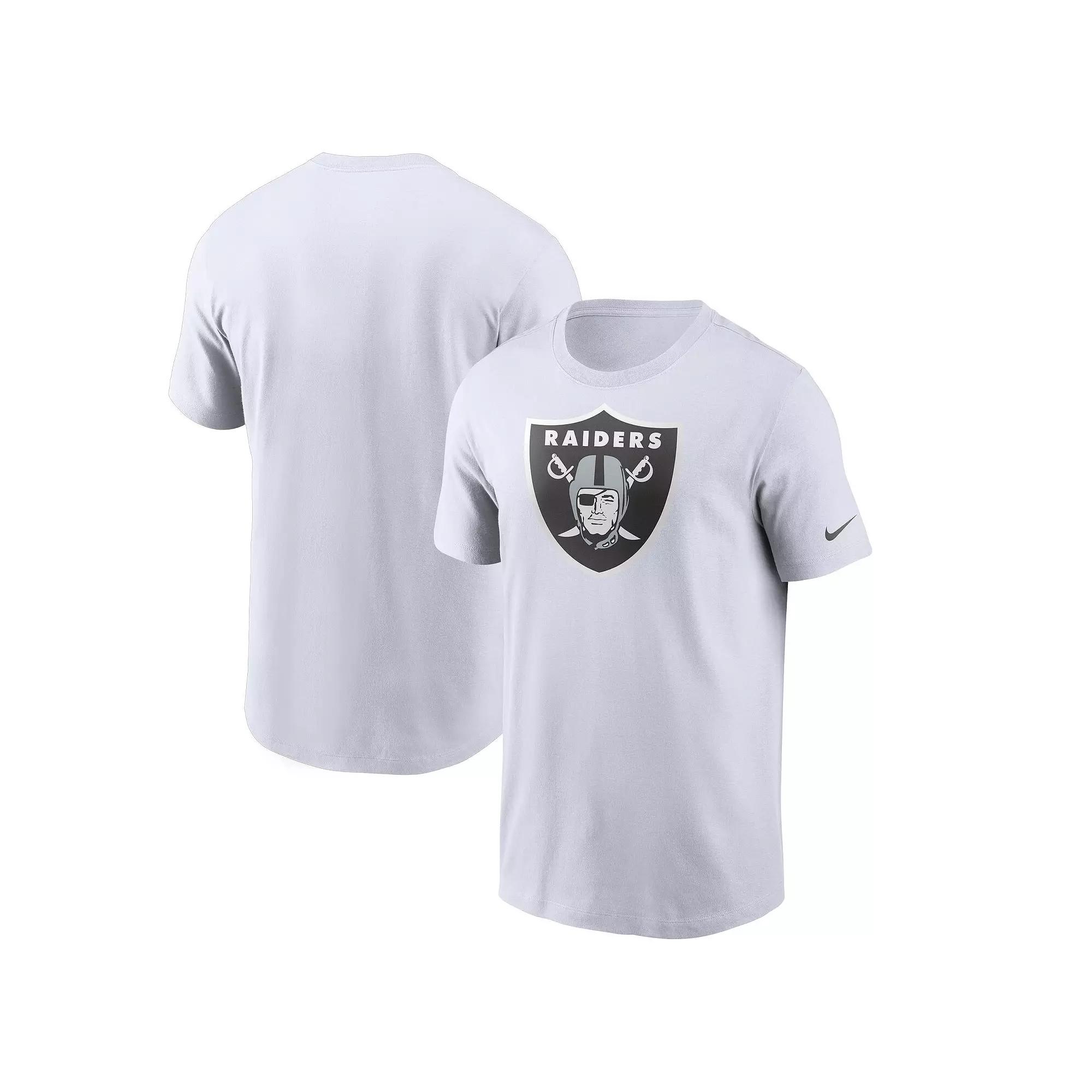 Men's Nike White Las Vegas Raiders Primary Logo T-Shirt, Size: 3XL, Lvr White Product Image