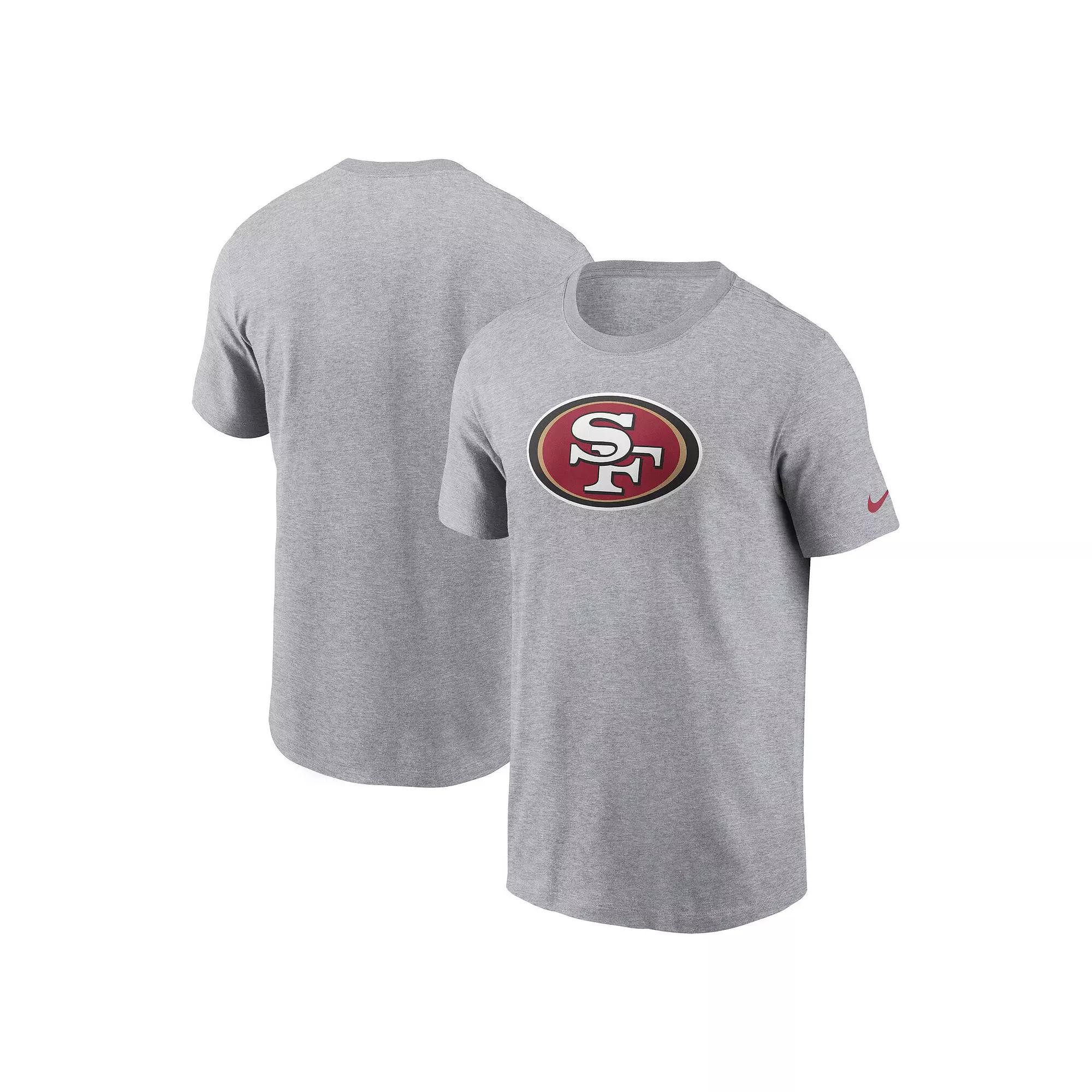 Men's Nike Gray San Francisco 49ers Logo Essential T-Shirt,  Product Image
