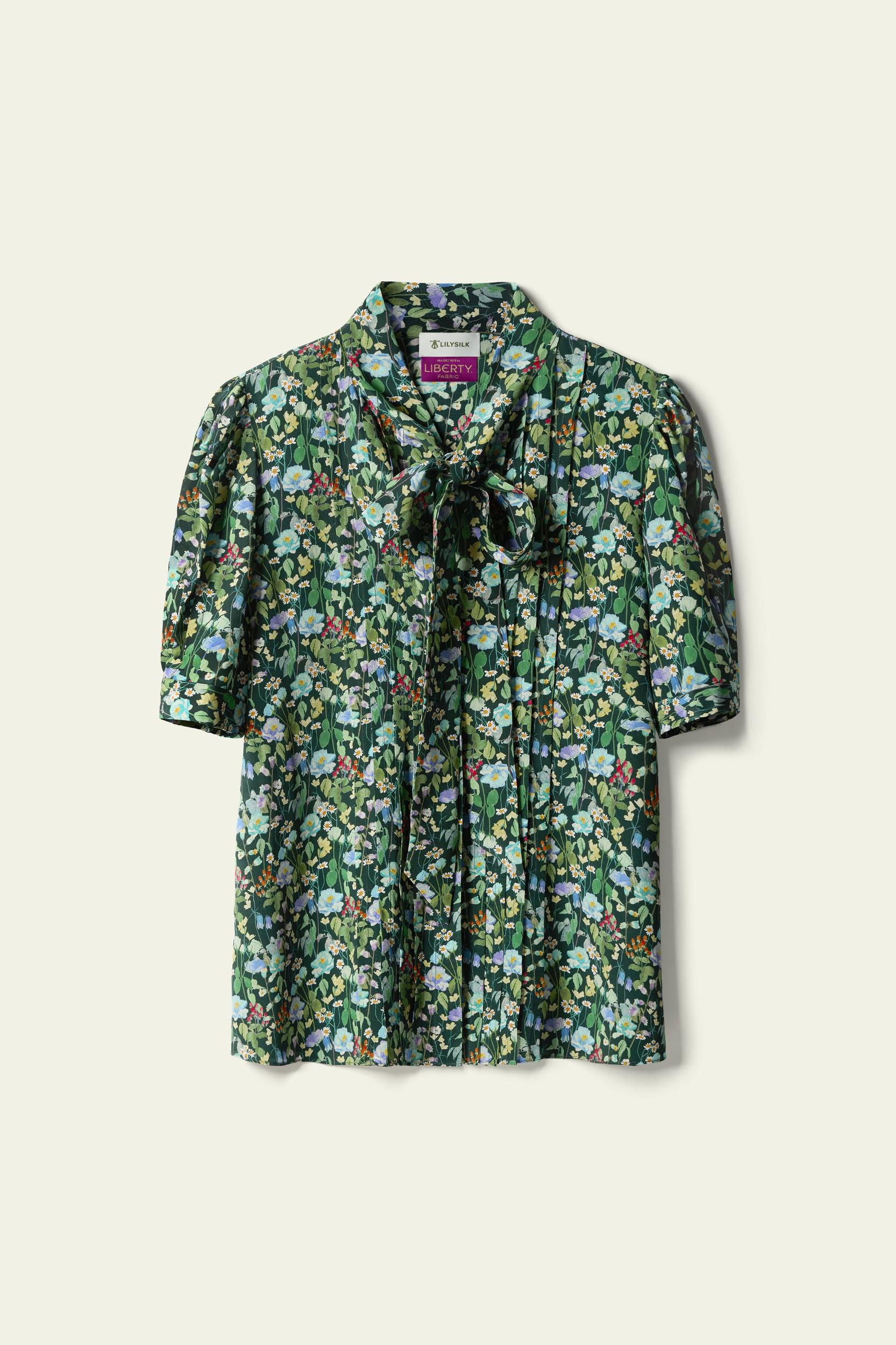 Puff-Sleeve Blouse - Made With Liberty Fabric Product Image