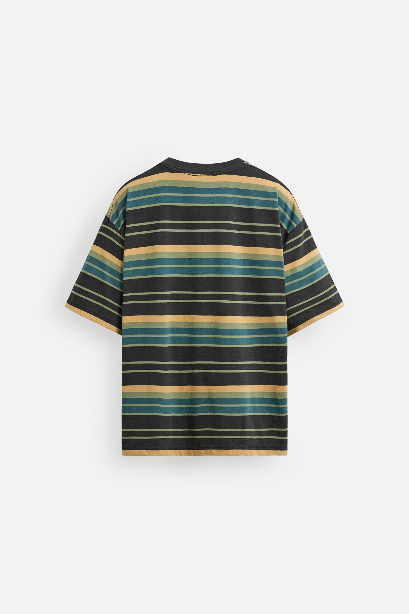 STRIPED JACQUARD T-SHIRT Product Image