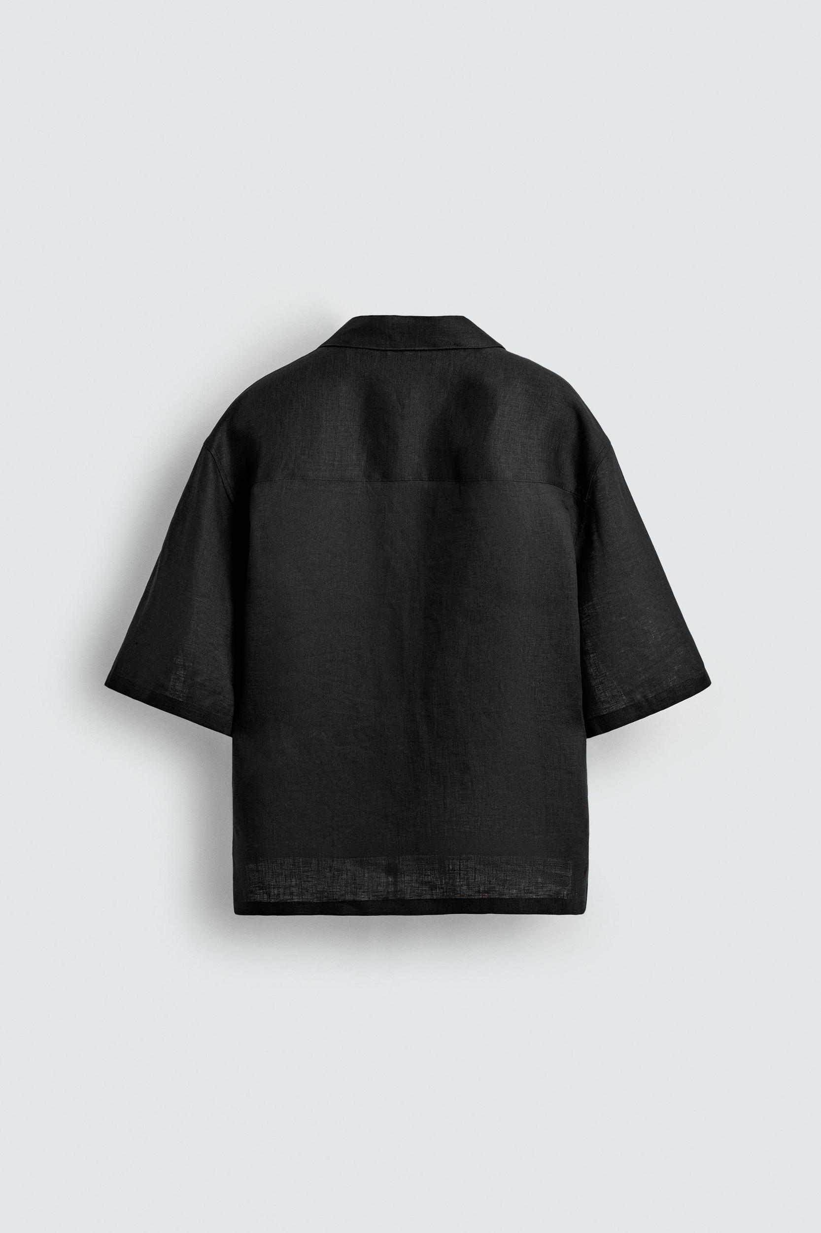 100% LINEN KIMONO SHIRT Product Image