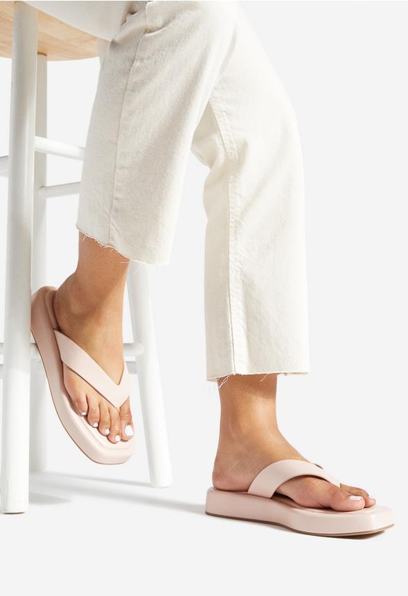 JustFab Margaux Platform Loafer Pump Womens Black/ White Size 8.5 Product Image