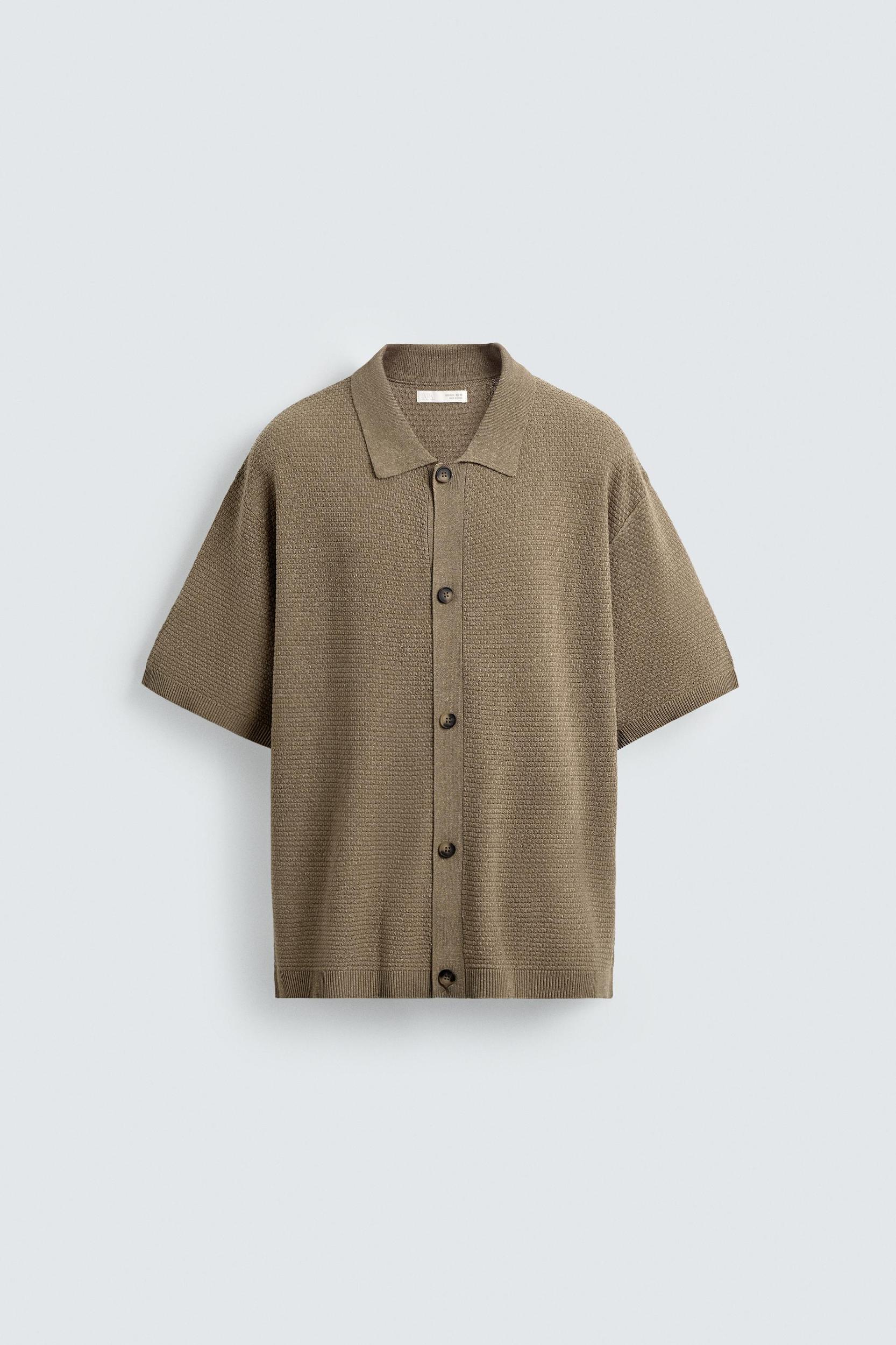 TEXTURED KNIT SHIRT Product Image