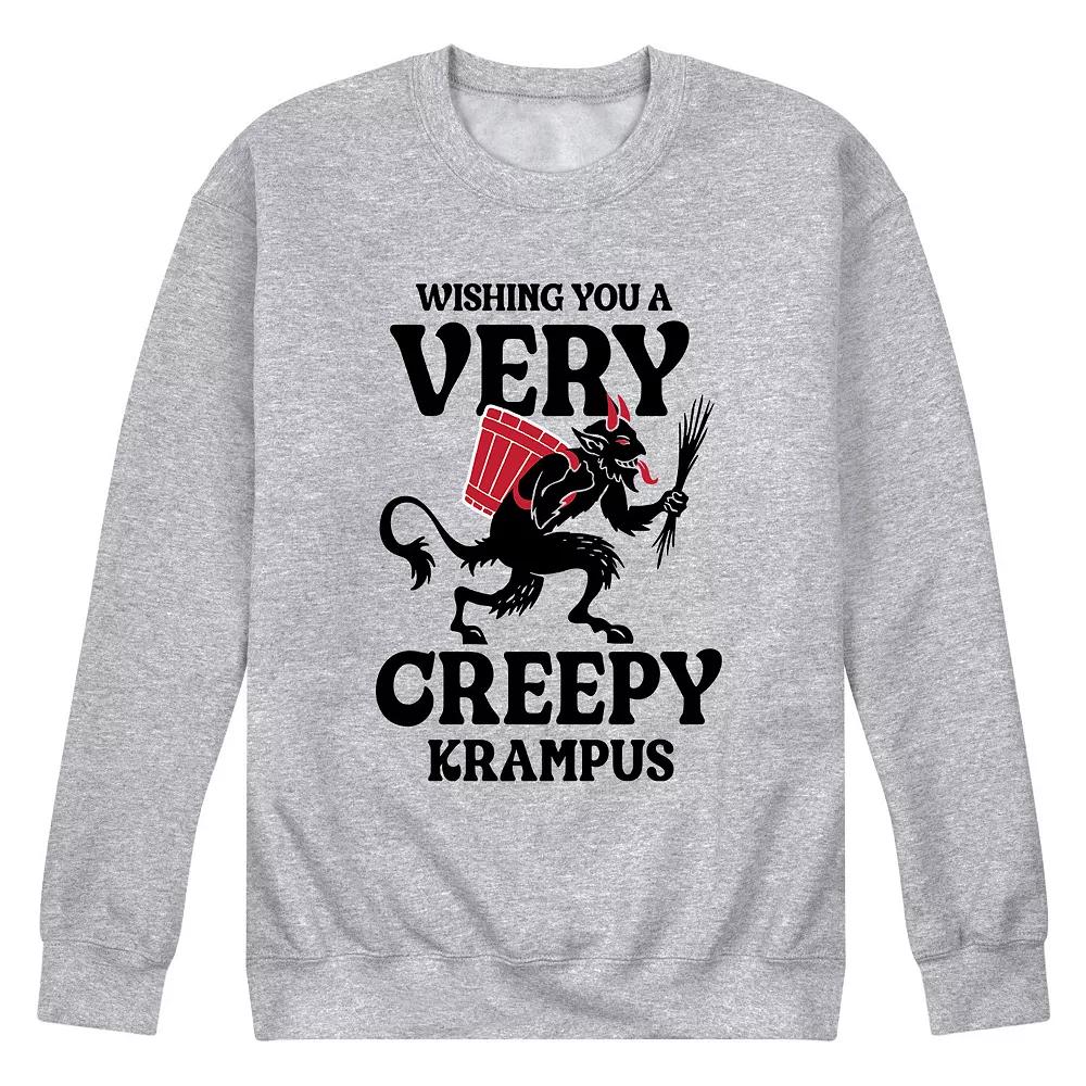 Men's Very Creepy Krampus Sweatshirt,  Product Image